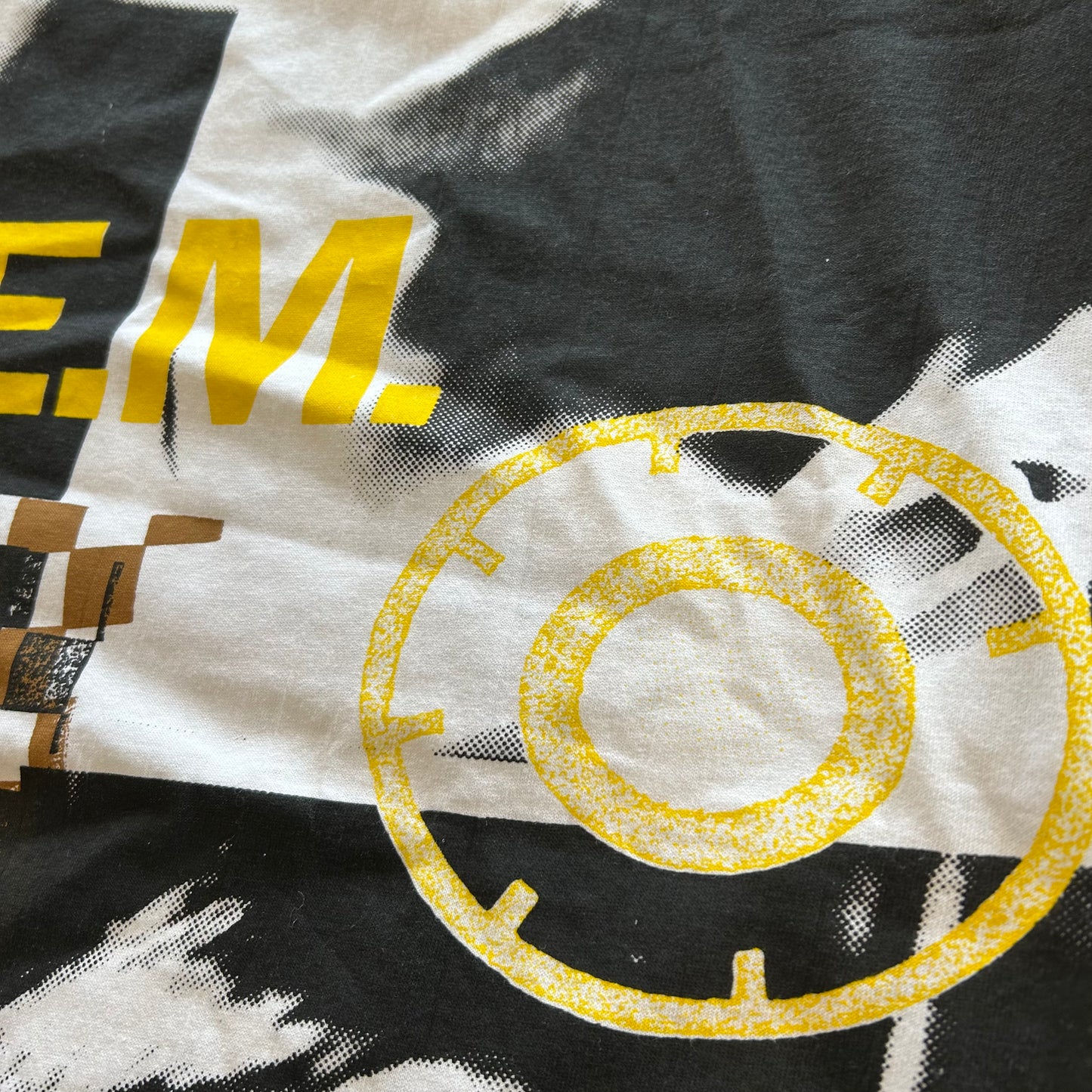 90's R.E.M ”RADIO SONG"オールオーバープリントTシャツ Lee 白(XL)/A6717T-SO