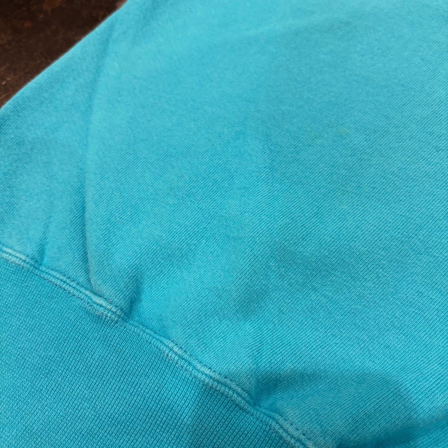 90's Russell Athletic ラッセル High Cotton 無地スウェット ターコイズブルー (XL) /A8413S-SO