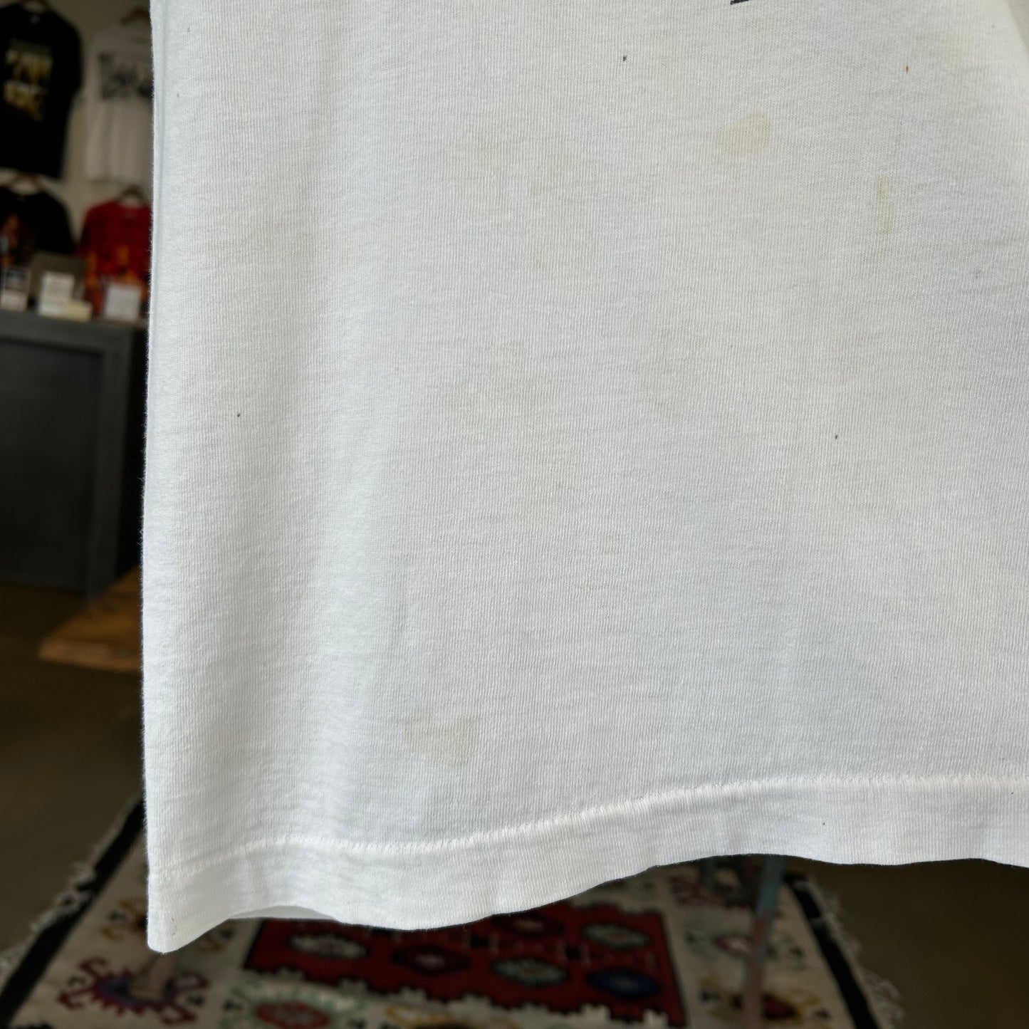 90's Woodstock 1994ウッドストック 染み込みプリントTシャツ 白 Fruit of the loom(XL)/A3947T-SO