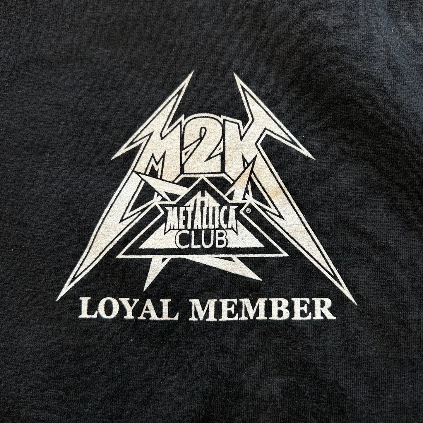 00's Metallica Club メタリカ ファンクラブTシャツ 黒 giant(XL)/A7189T-SO