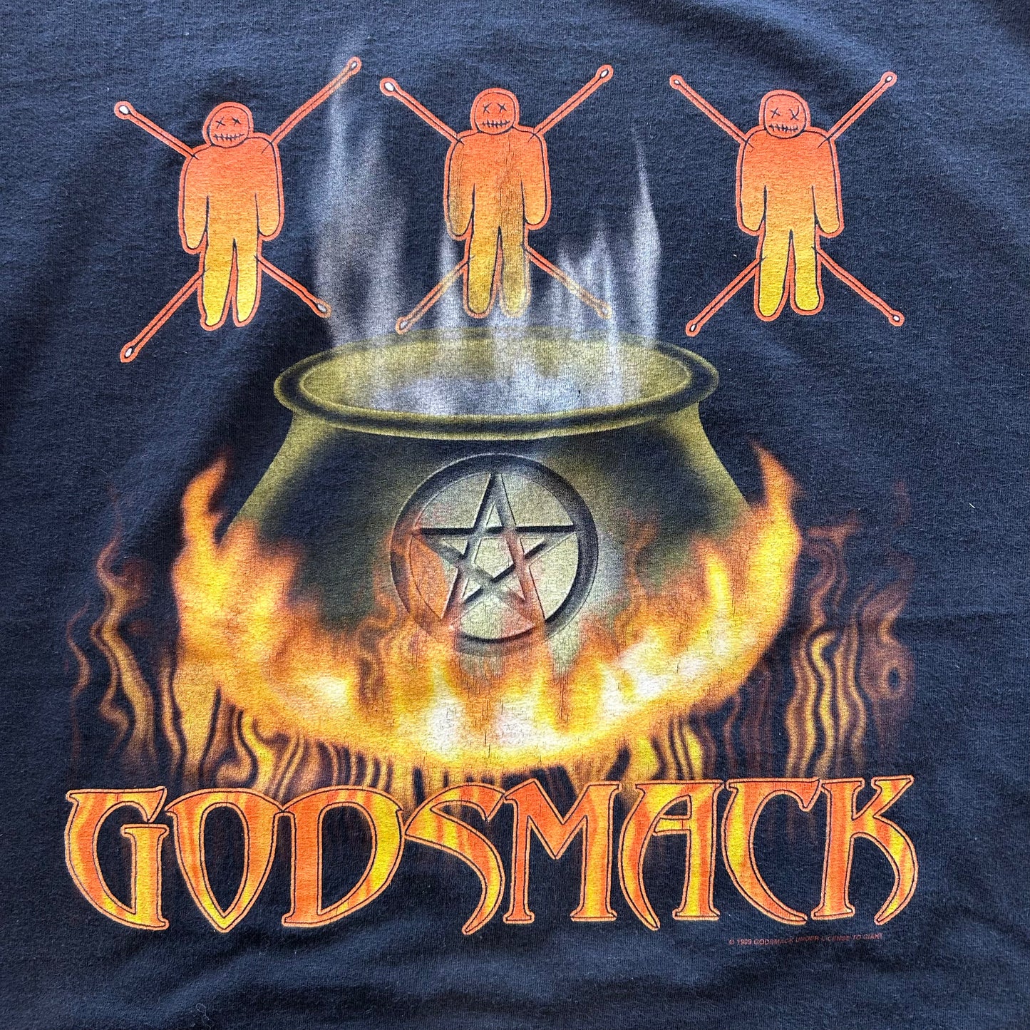 00's GOD SMACK ゴッドスマック 2001ツアーTシャツ giant 黒(XL)/A4500T-SO
