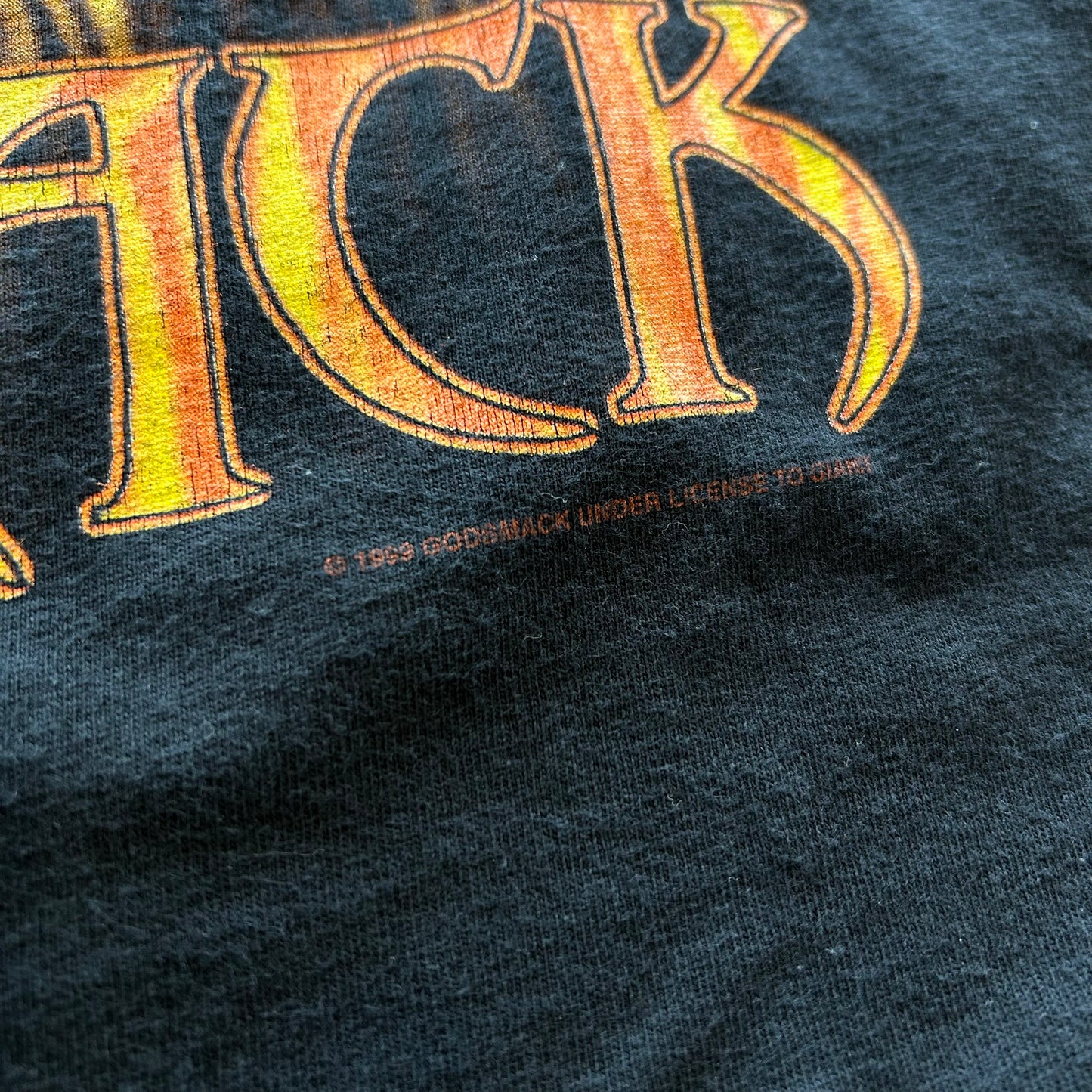 00's GOD SMACK ゴッドスマック 2001ツアーTシャツ giant 黒(XL)/A4500T-SO