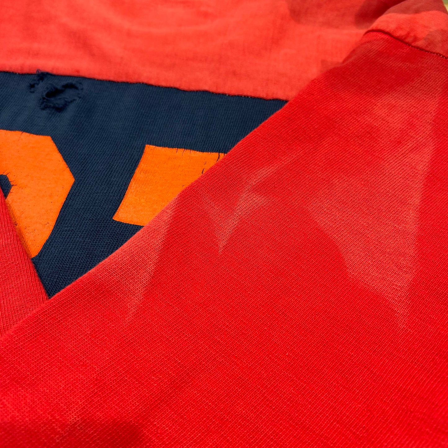 70's champion football T-shirt "27" チャンピオン フットボール Tシャツ ネイビー レッド (L)/A3444T-SO
