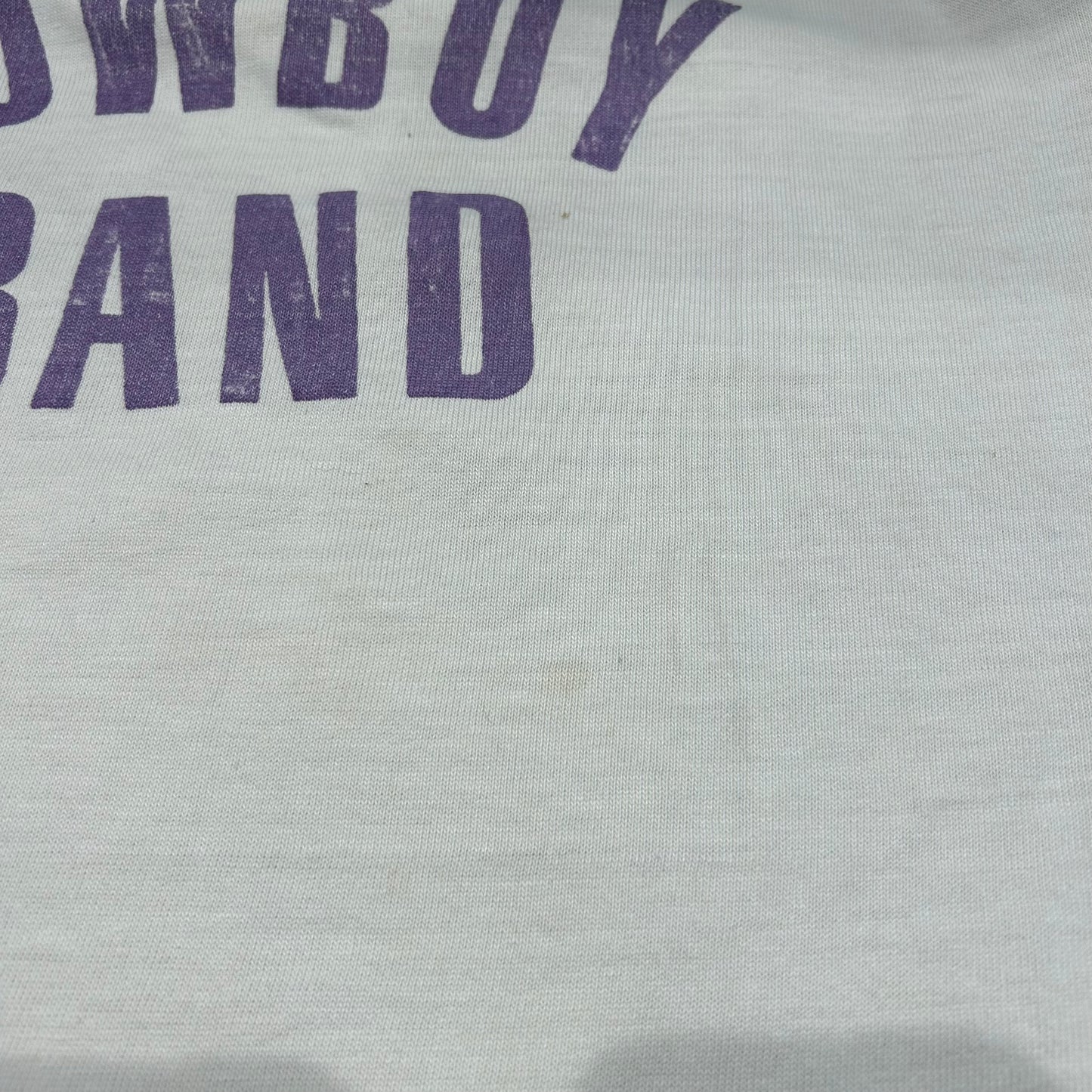 "COW BOY BAND" football T-shirt フットボール Tシャツ ホワイト (不明)/A7215T-SO