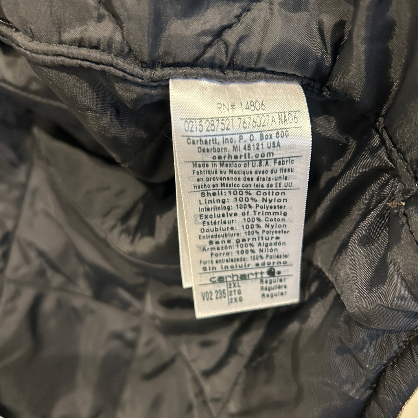 Carhartt カーハート ダックベスト V02 235 ワークベスト(XXL)/A9328V-SO