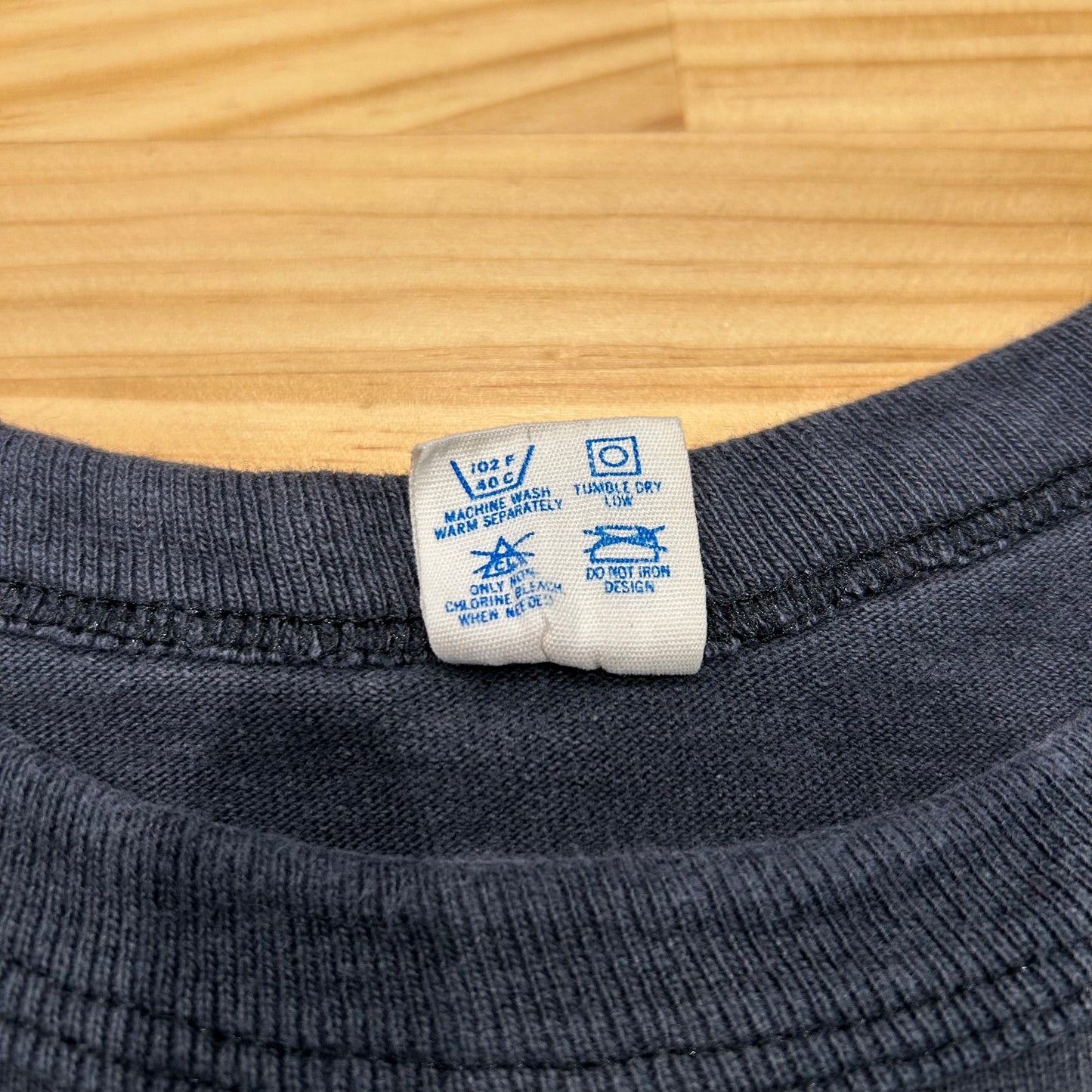 80's champion T shirt ブラック Tシャツ 無地 (XL)/A7203T-SO