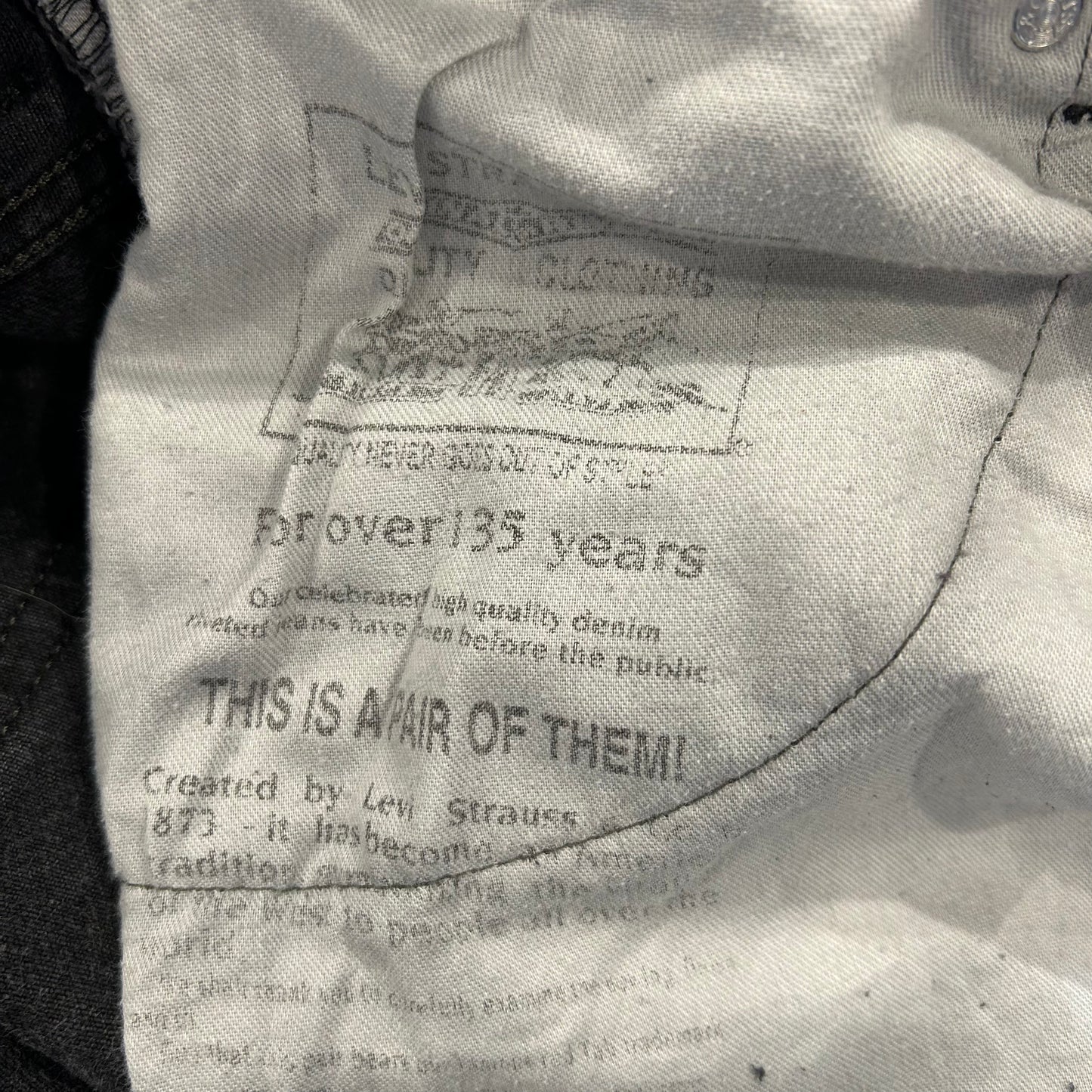 00's Levi's 550 ブラックデニム (36×32)/B0795P-SO