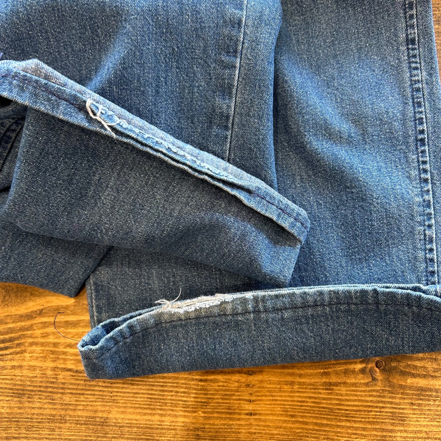90's Polo Ralph Lauren "POLO DENIM" 2タックデニムスラックス USA製 (32×34)/A5334P-SO