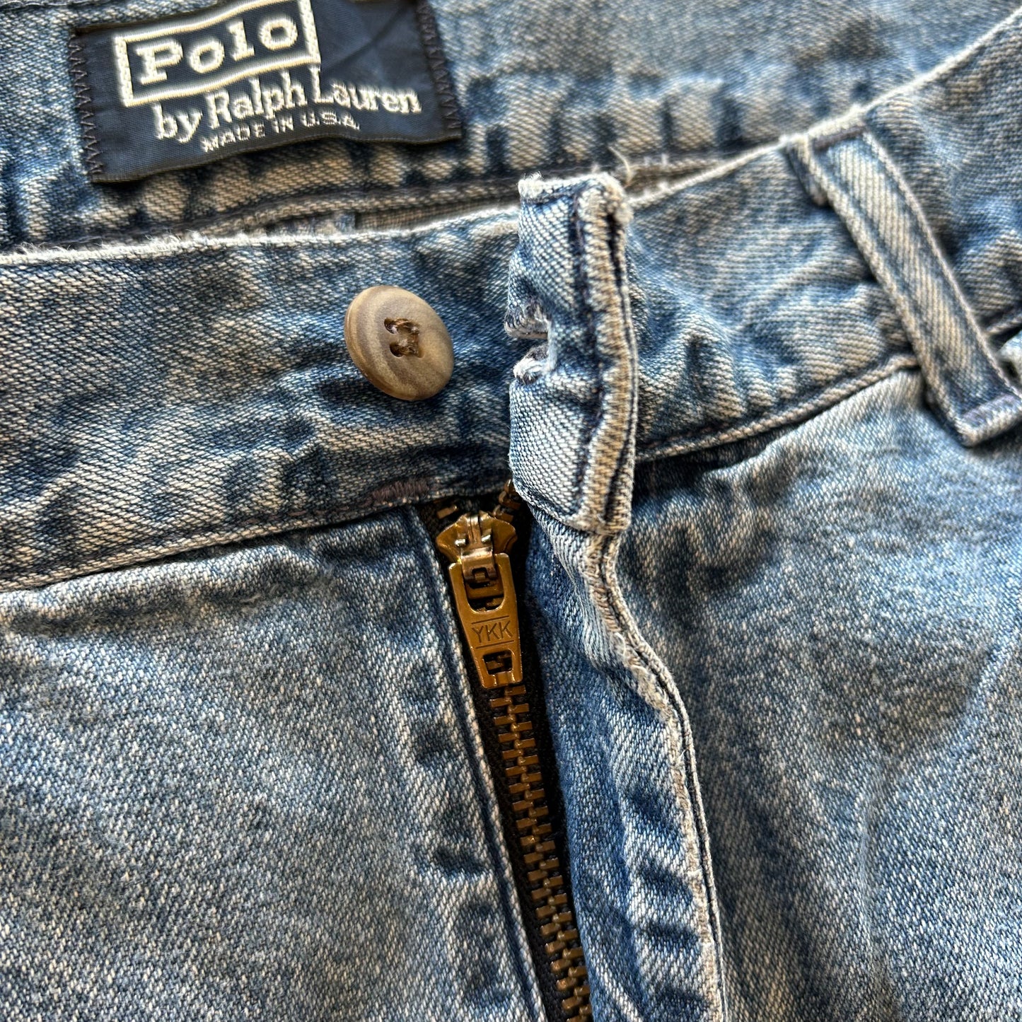 90's Polo Ralph Lauren”POLO DENIM"2タックデニムスラックス made in USA(30×30)/A5335P-SO
