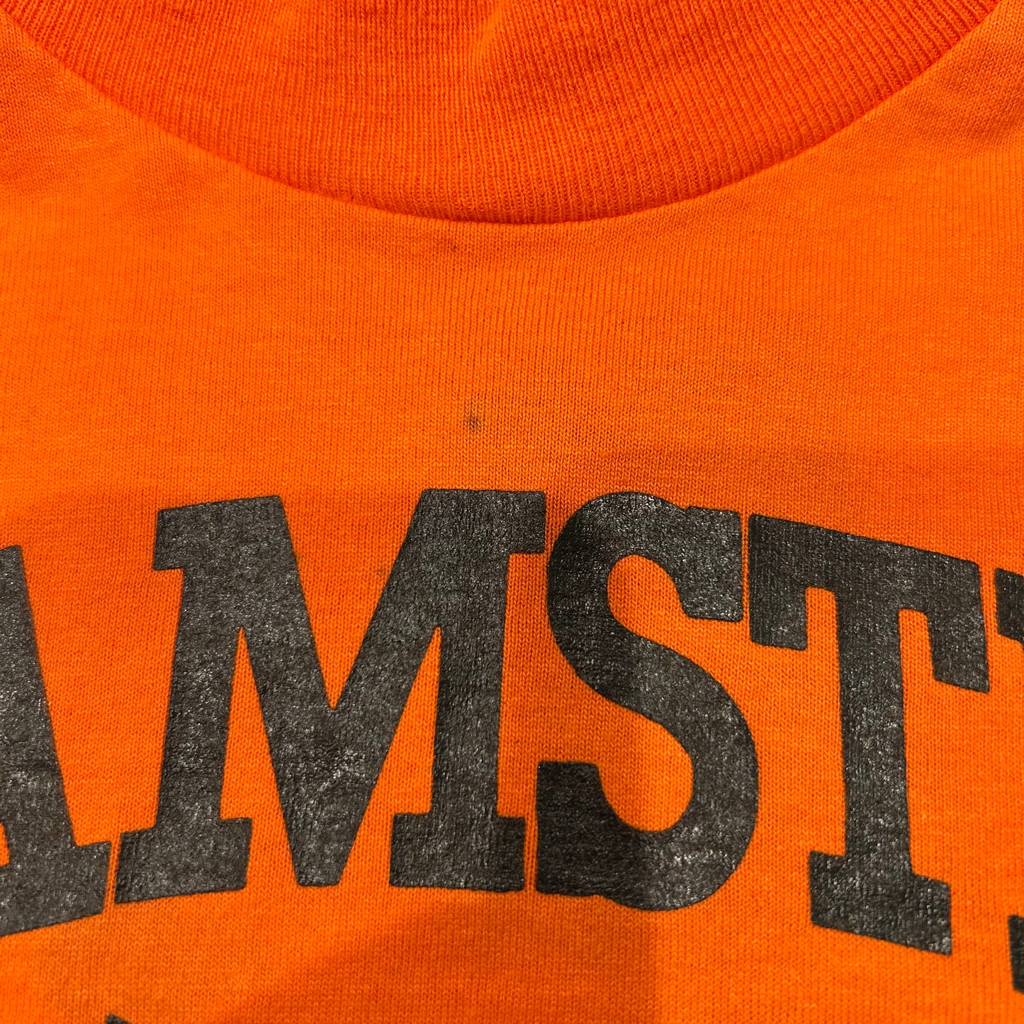 90's TEAMSTERS ロゴTシャツ 労働組合 オレンジ(L)/A7002T-SO
