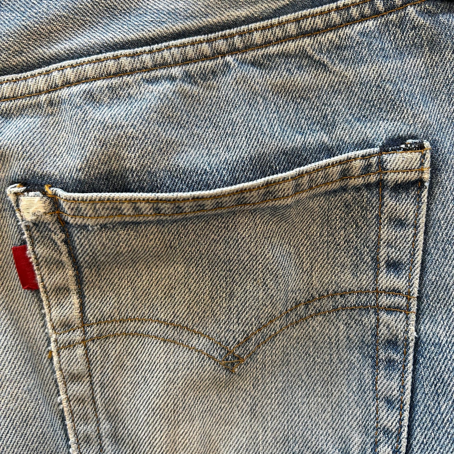 80's Levis 501 赤耳 デニムパンツ ダメージ(32×36)/A1511P-SO