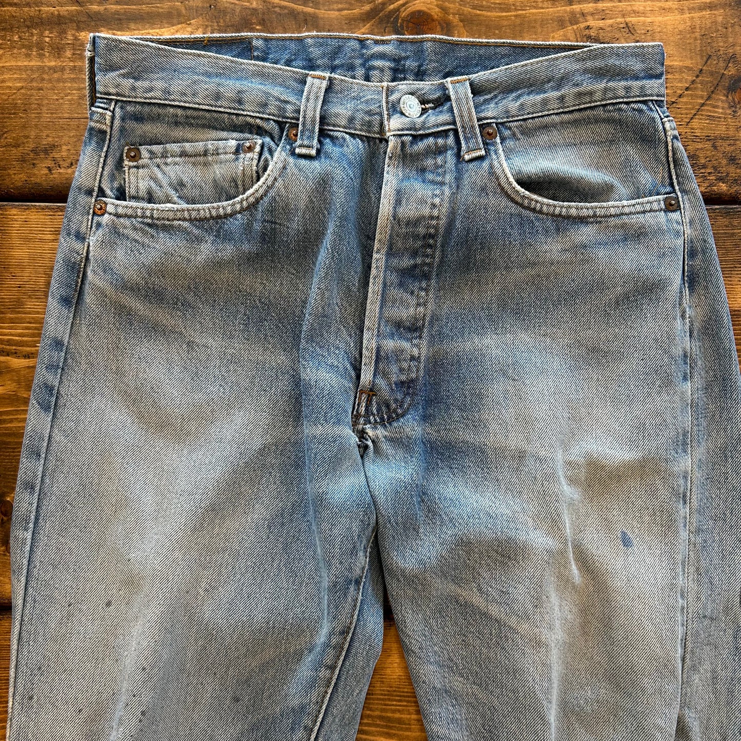 80's Levis 501 赤耳 デニムパンツ ダメージ(32×36)/A1511P-SO