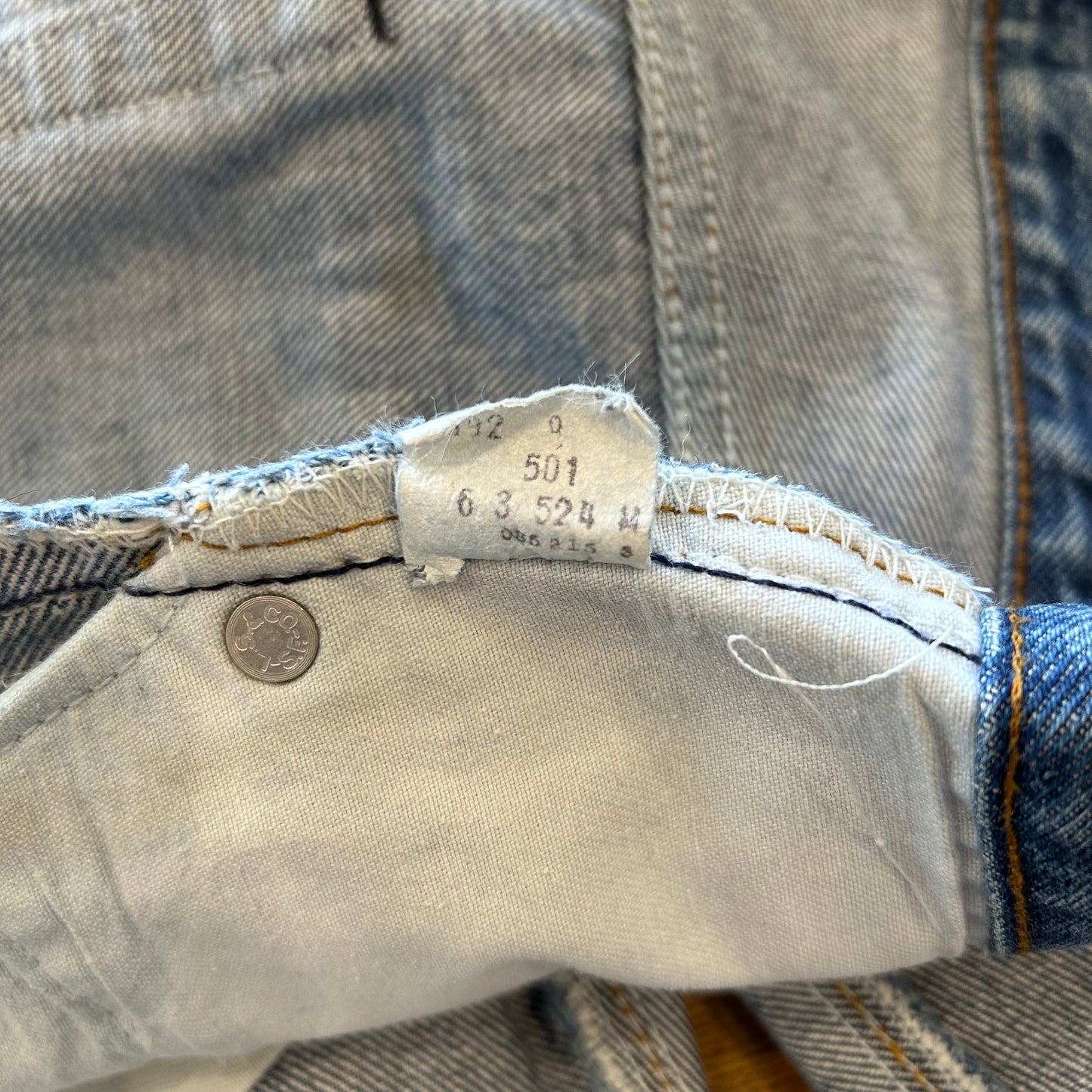 80's Levis 501 赤耳 デニムパンツ ダメージ(32×36)/A1511P-SO