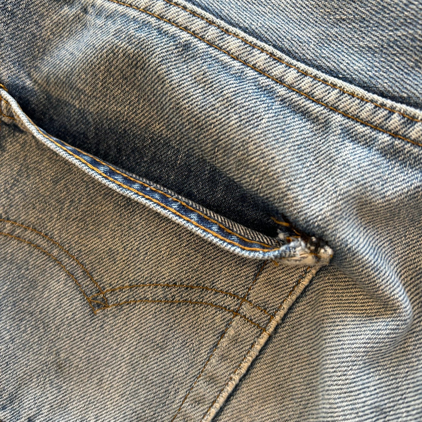 80's Levis 501 赤耳 デニムパンツ ダメージ(32×36)/A1511P-SO