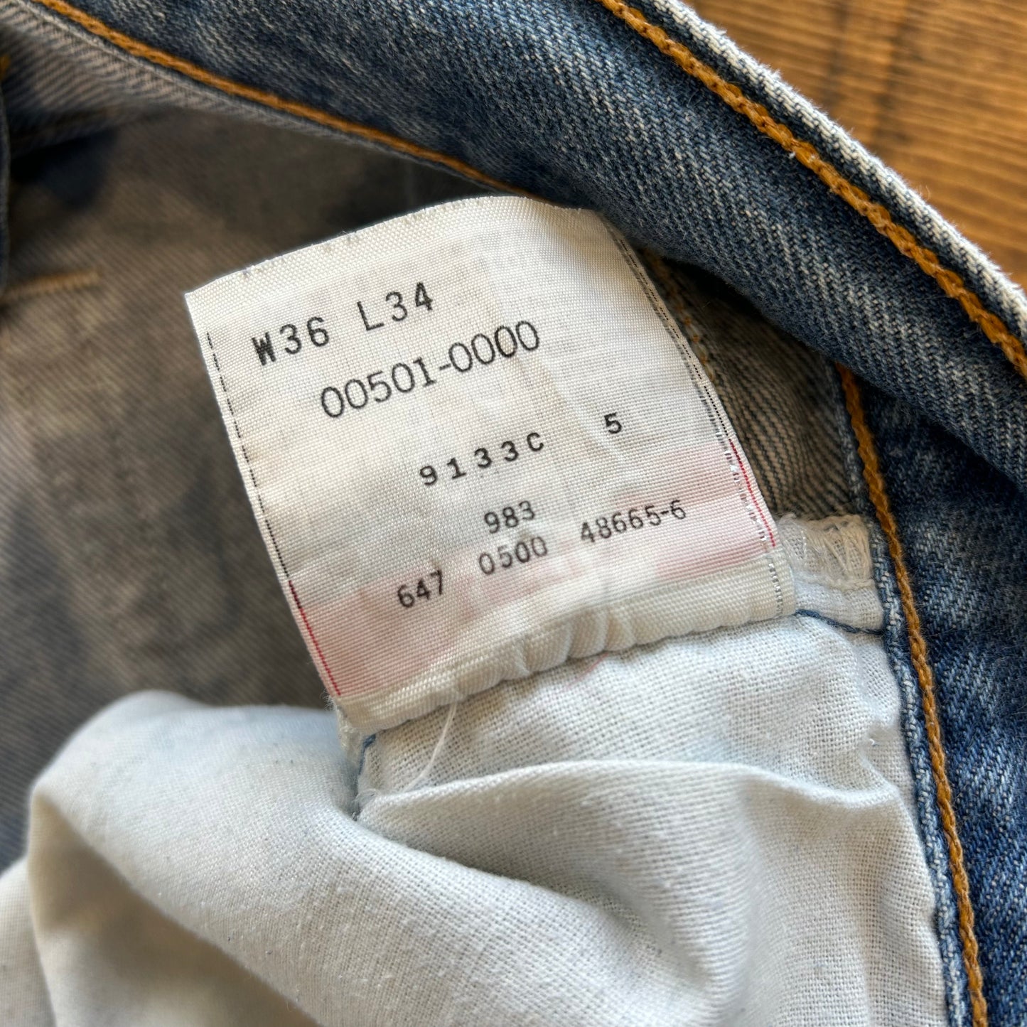 00's Levi's 501 デニムパンツ カットオフ (36×34)/A3604P-SO