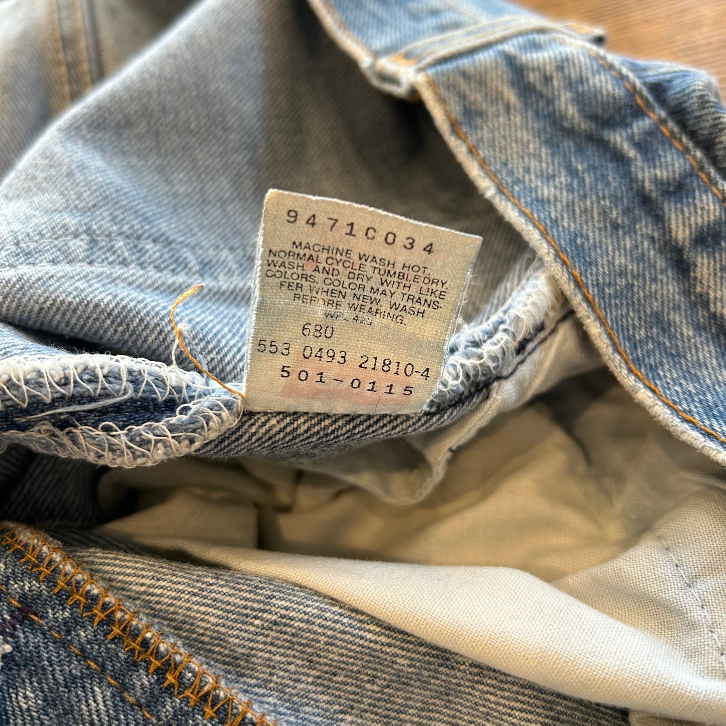 90's Levi's リーバイス501 デニムパンツ USA製 (38×30)/A3599P-SO