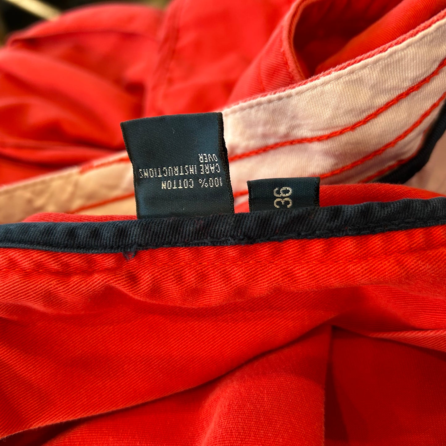 Polo ラルフローレン POLO CHINO ミリタリーカーゴショーツ ハーフパンツ 赤(36)/B2295P-SO