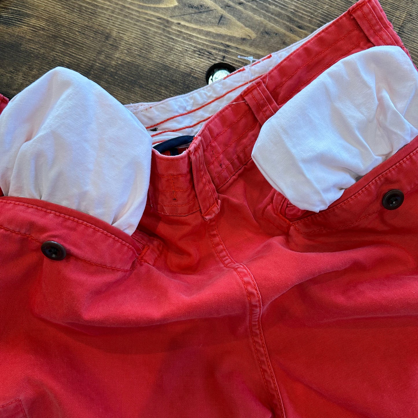 Polo ラルフローレン POLO CHINO ミリタリーカーゴショーツ ハーフパンツ 赤(36)/B2295P-SO