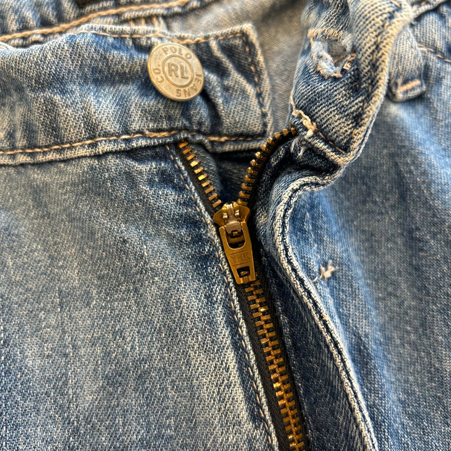 POLO JEANS ラルフローレン デニムペインターショーツ 薄青(W34)/B2291P-SO