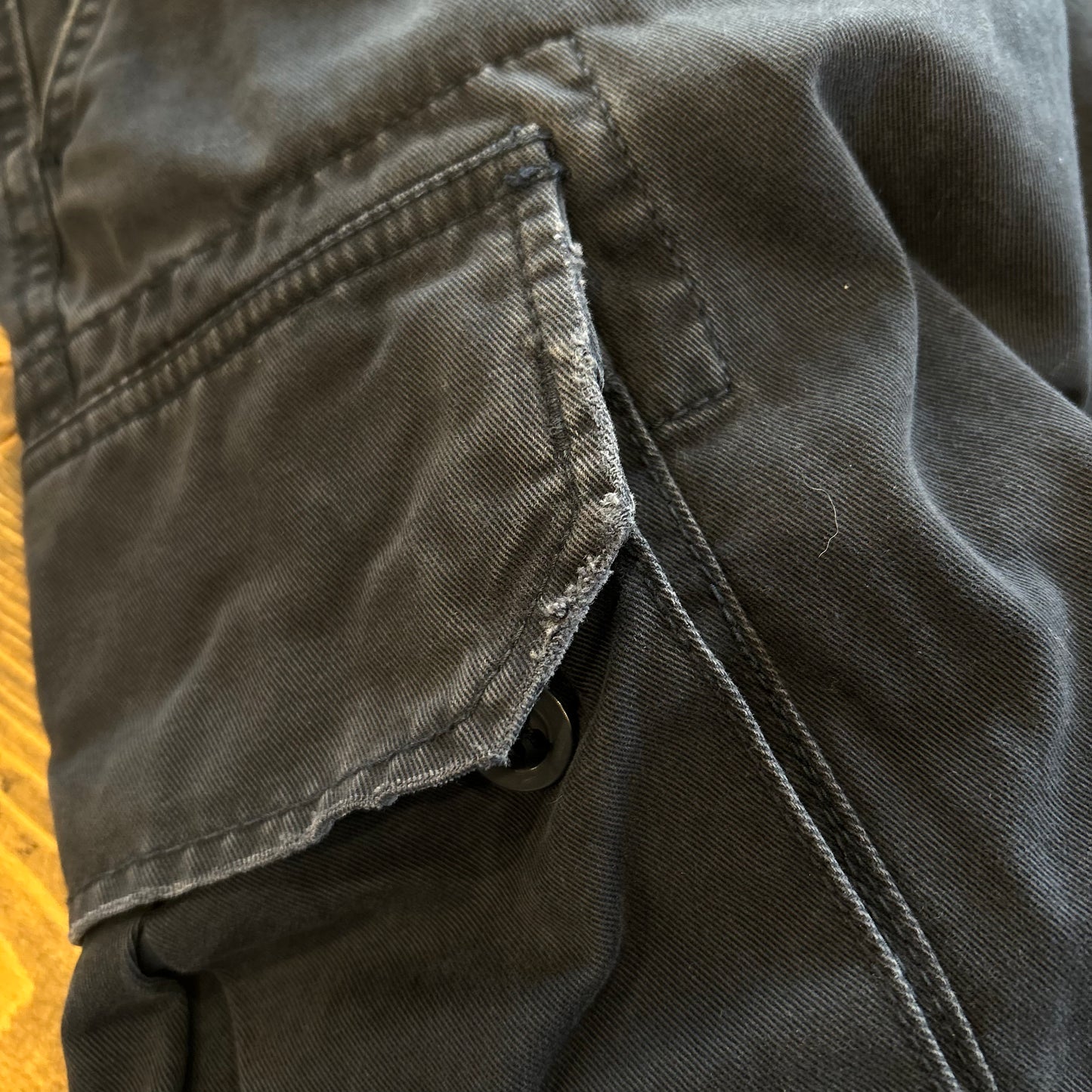 90's Polo Ralph Lauren ”POLO 67 CHINO"ラルフ ミリタリーカーゴショーツ ハーフバンツ ネイビー(W34)/B2303P-SO