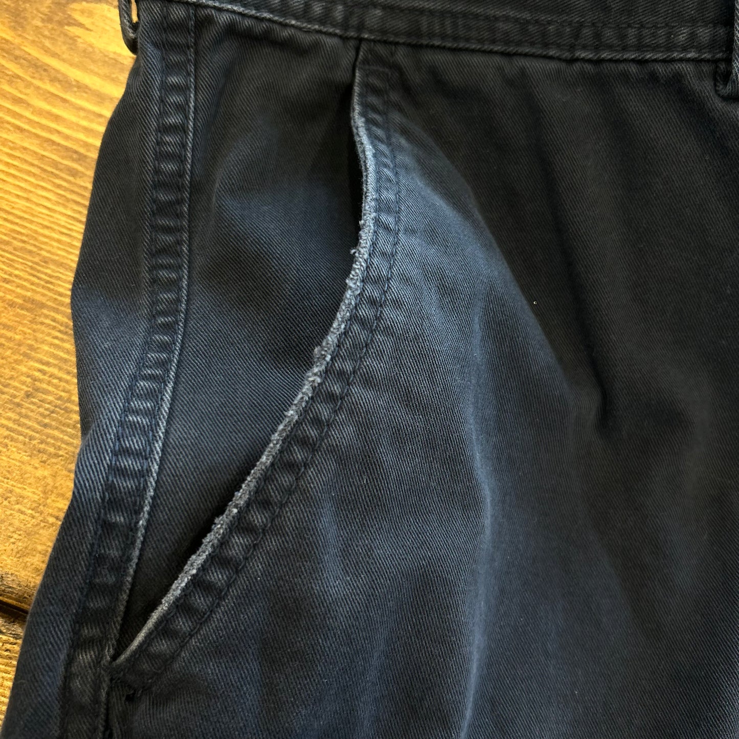 90's Polo Ralph Lauren ”POLO 67 CHINO"ラルフ ミリタリーカーゴショーツ ハーフバンツ ネイビー(W34)/B2303P-SO