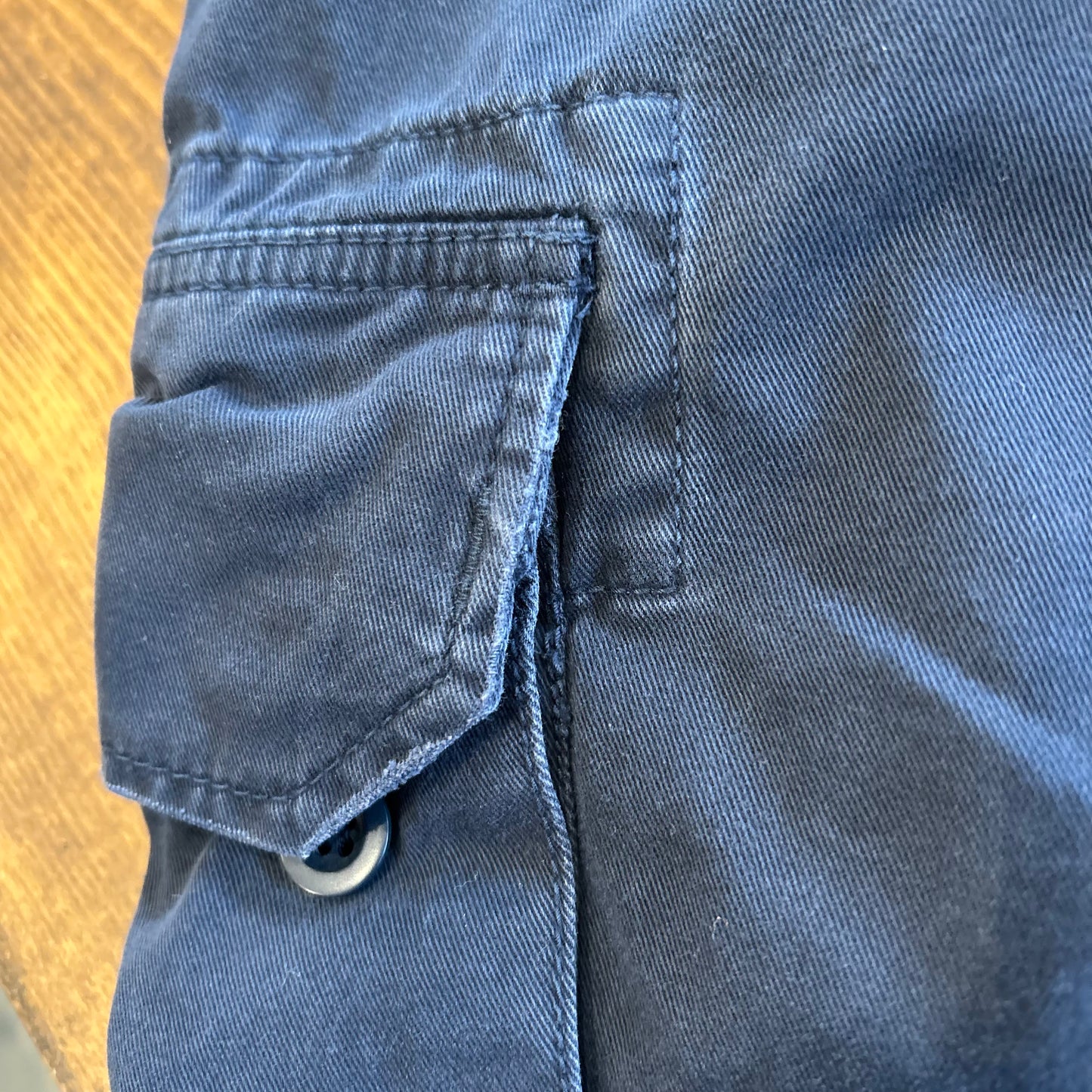 90's Polo Ralph Lauren ”POLO 67 CHINO"ラルフ ミリタリーカーゴショーツ ハーフバンツ ネイビー(W34)/B2303P-SO