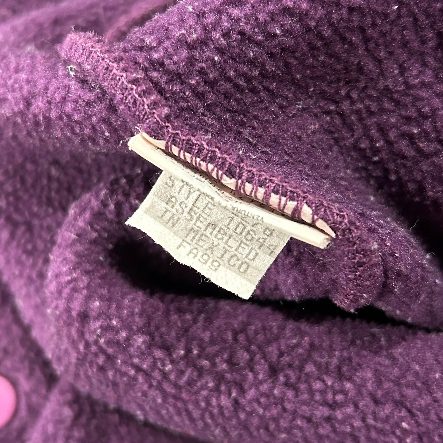 90's Patagonia パタゴニア スナップT フリースプルオーバー 紫(M)/A9013O-SO