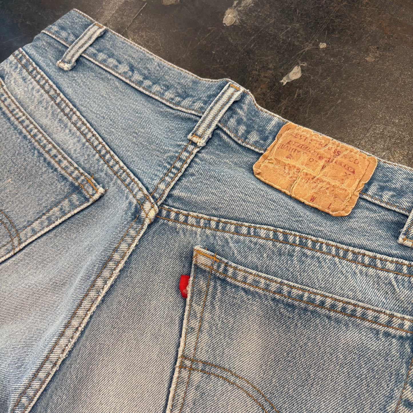 Levi's リーバイス 501 ダメージデニムパンツ (W33/L不明) /A3509P-SO