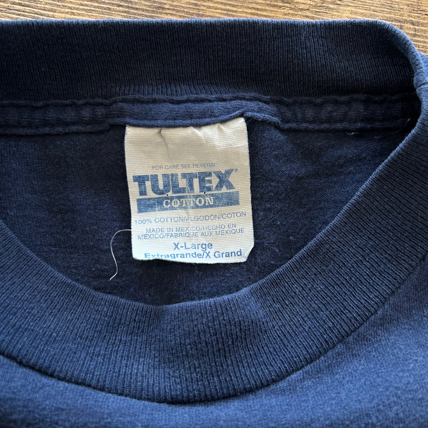 90's TULTEX KORN ロゴTシャツ ネイビー(XL)/A6598T-SO