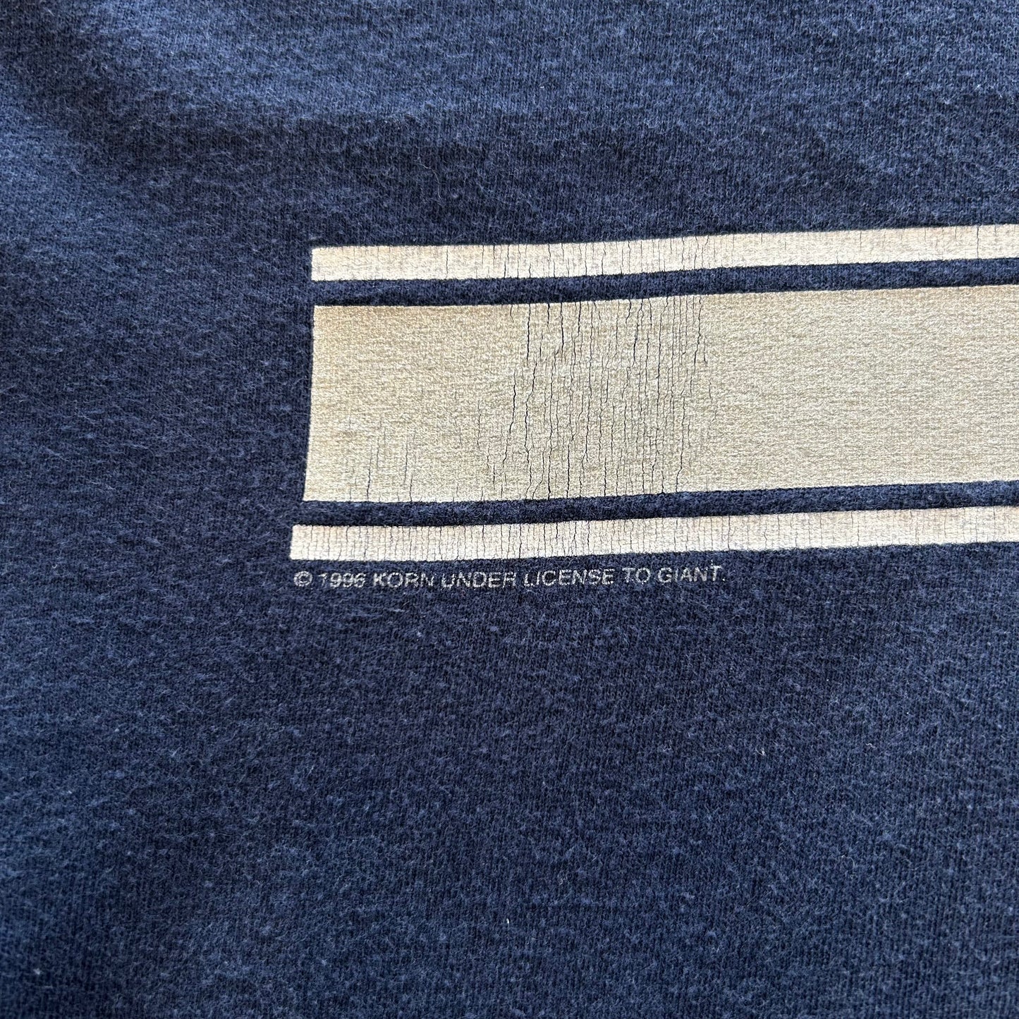 90's TULTEX KORN ロゴTシャツ ネイビー(XL)/A6598T-SO