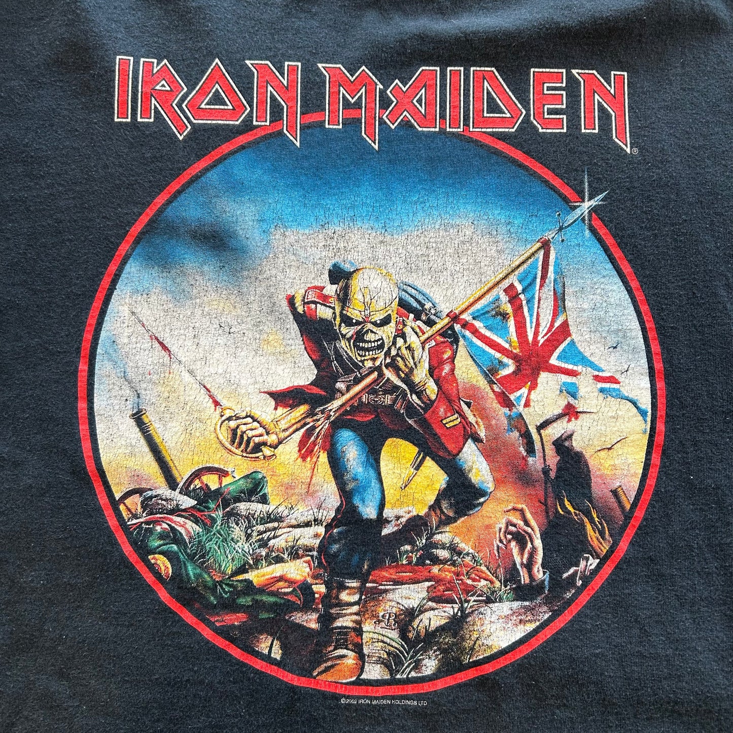 00's IRON MAIDEN アイアンメイデン"The Trooper"明日なき戦い Tシャツ 黒(XL)/A7247T-SO