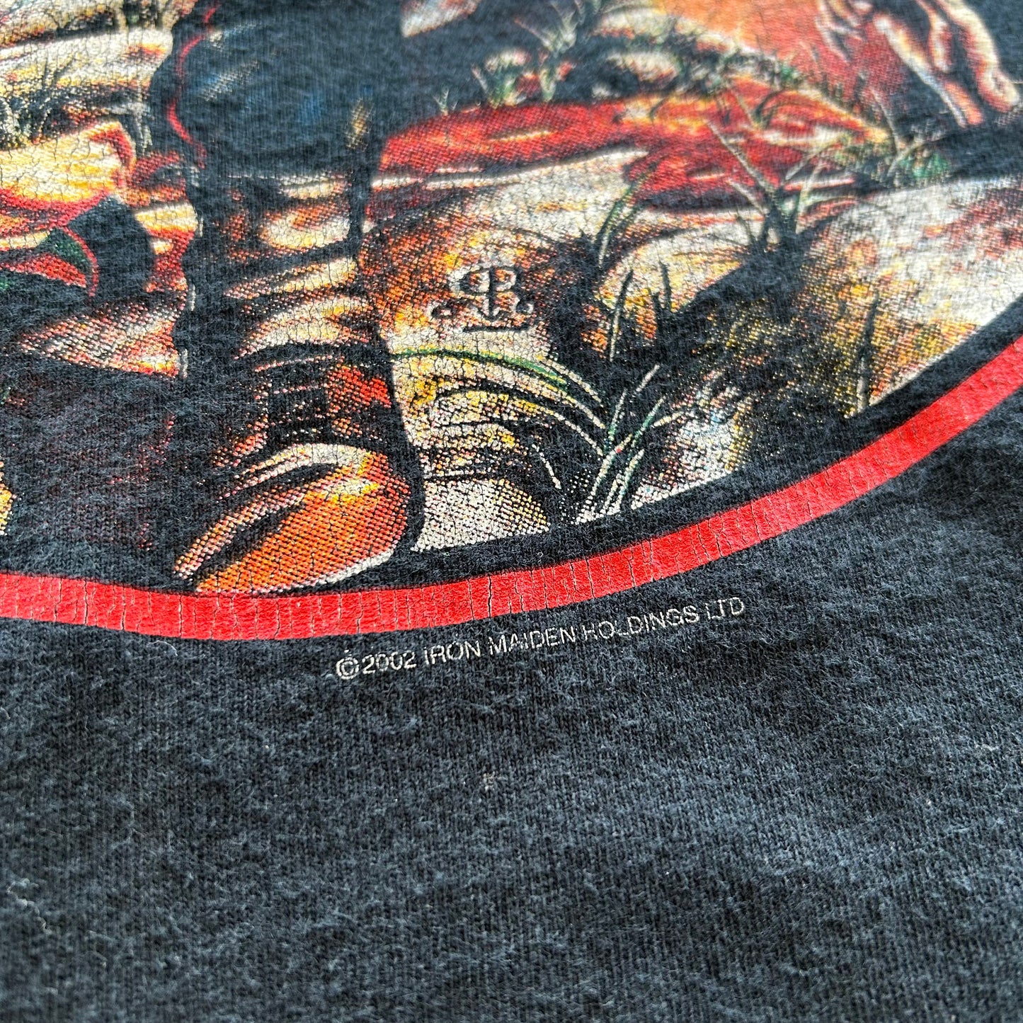00's IRON MAIDEN アイアンメイデン"The Trooper"明日なき戦い Tシャツ 黒(XL)/A7247T-SO