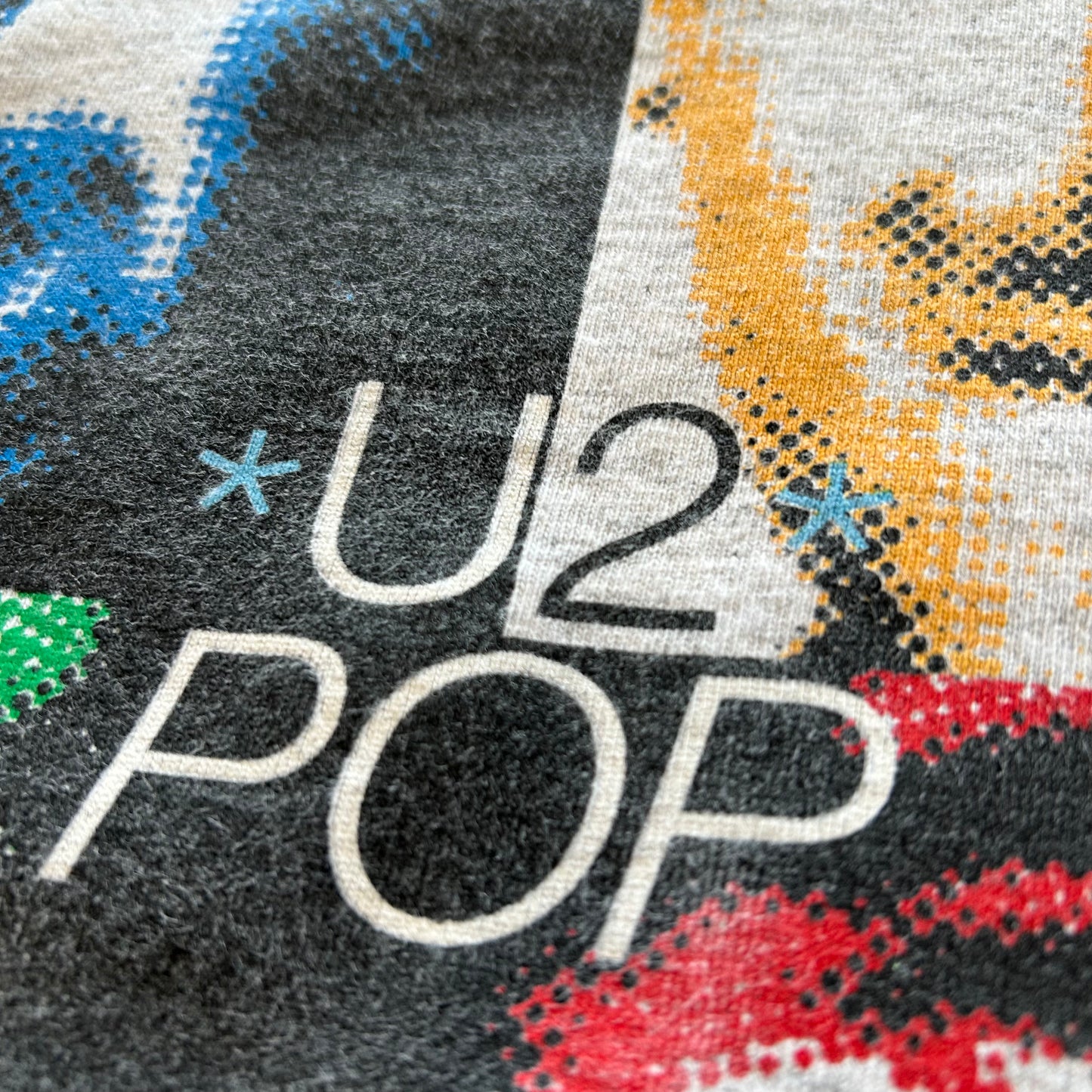 90's U2 POP MART TOUR97' ツアーTシャツ グレー(XL)/A7246T-SO