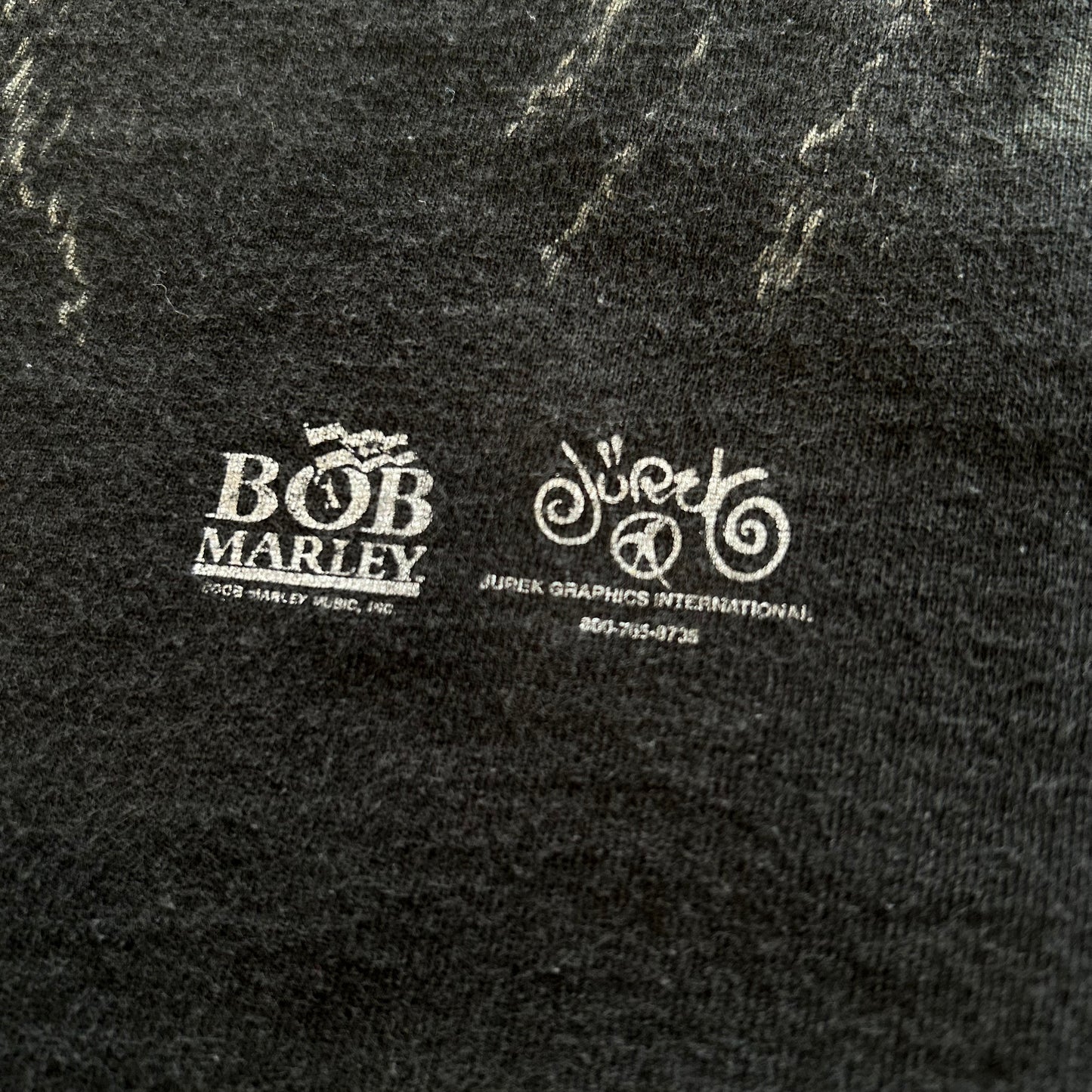 00's BOB MARLEY ボブ・マーリー フェイスプリントTシャツ レゲエ 黒 Lee(XL)/A4508T-SO