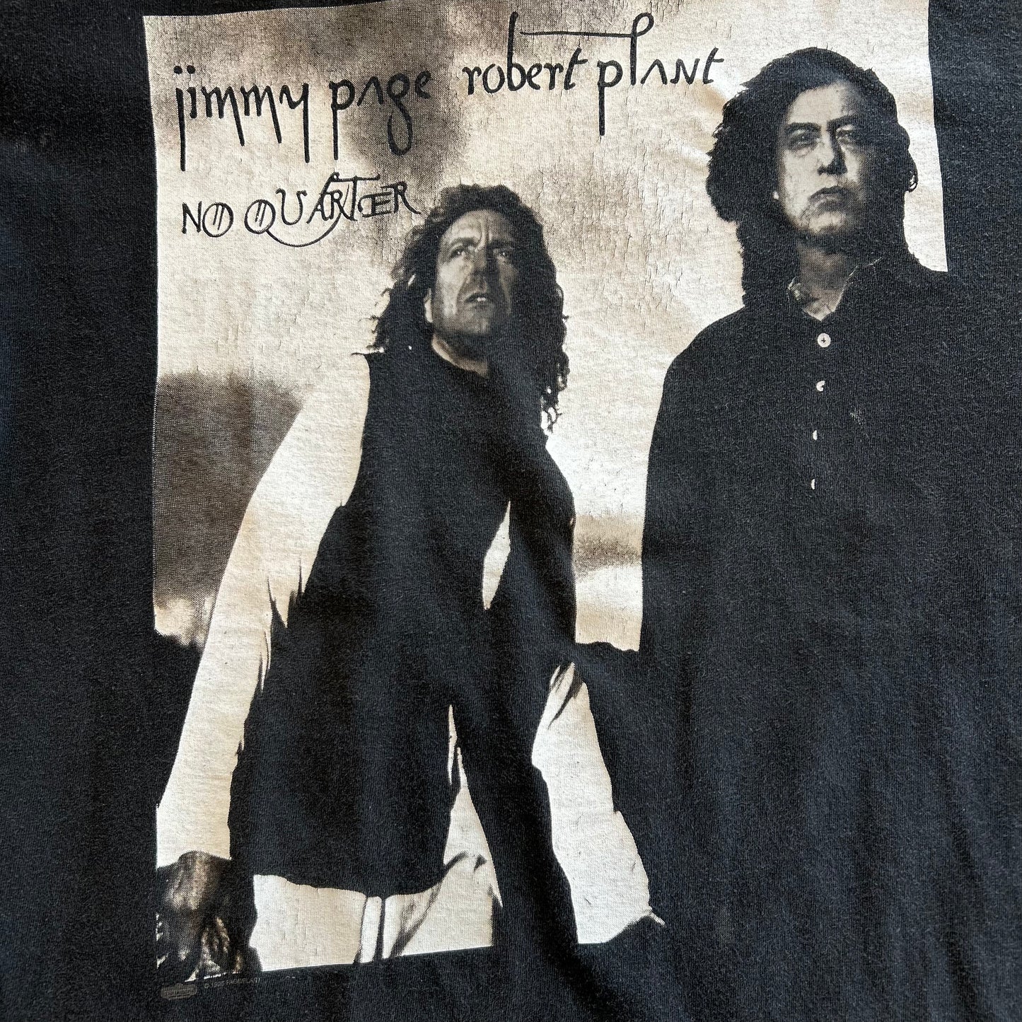 90's ジミー・ペイジ &ロバート・プラント"No Quarter"ワールドツアー95' TシャツA7245T-SO