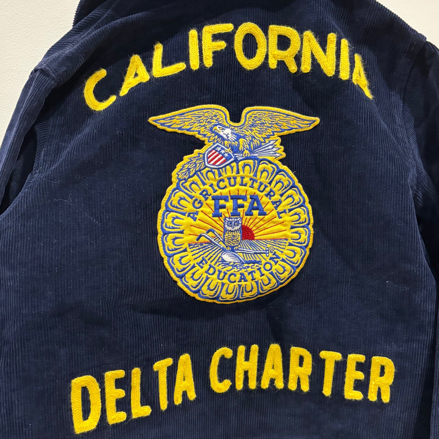 00's FFA ジャケット "CALIFORNIA" 紺 (34)/A9338J-SO