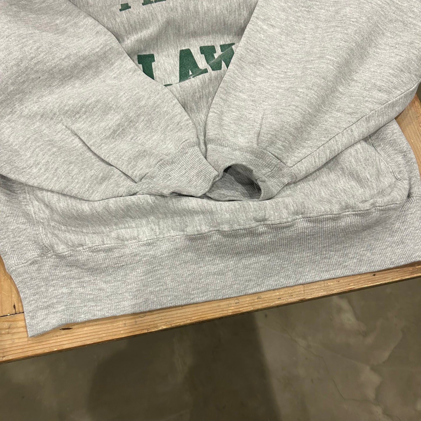 90's ALMNI カレッジプリントスウェット リバースタイプ グレー(サイズ不明)/B0714S-SO