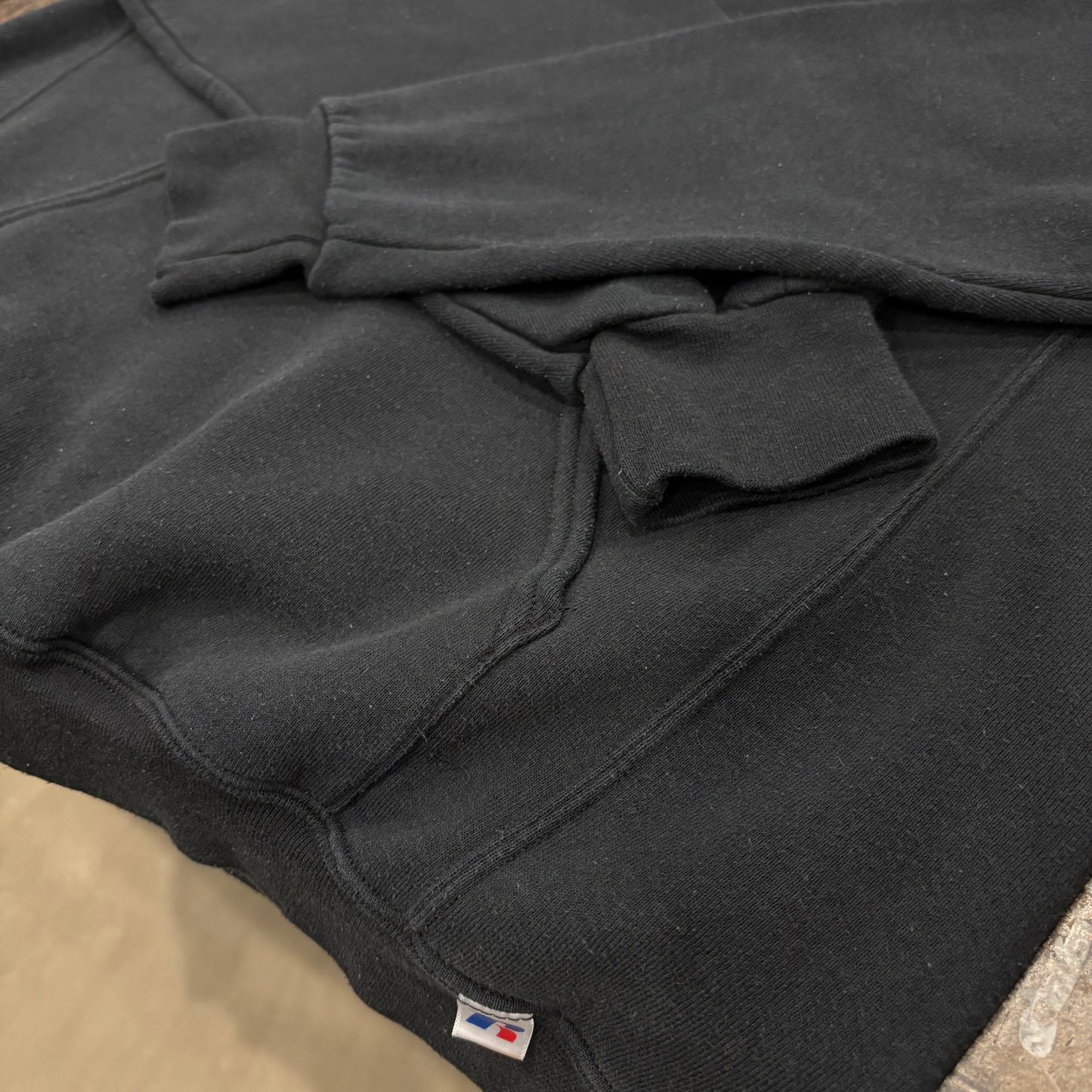 00's Russell Athletic ラッセル フーディー 黒 (L) /B2919S-SO