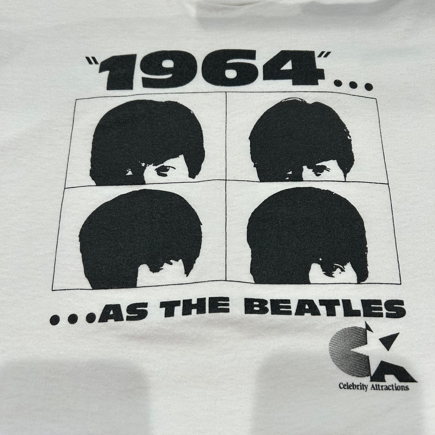 90's "1964 …AS THE BEATLES" Tシャツ ホワイト (L)/A6412T-SO