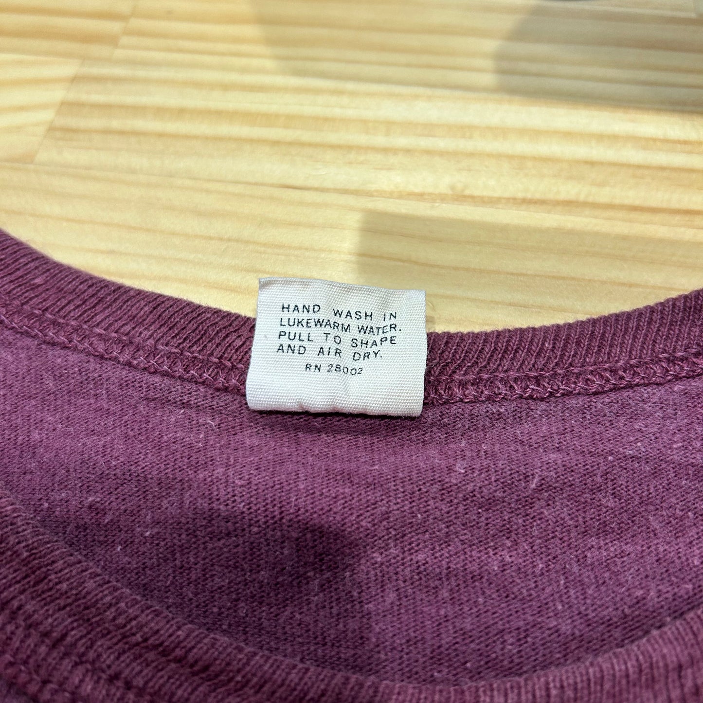 70's MASON "HiRAM & MORTIMER'S" Tシャツ えんじ (46-48)/A3799T-SO