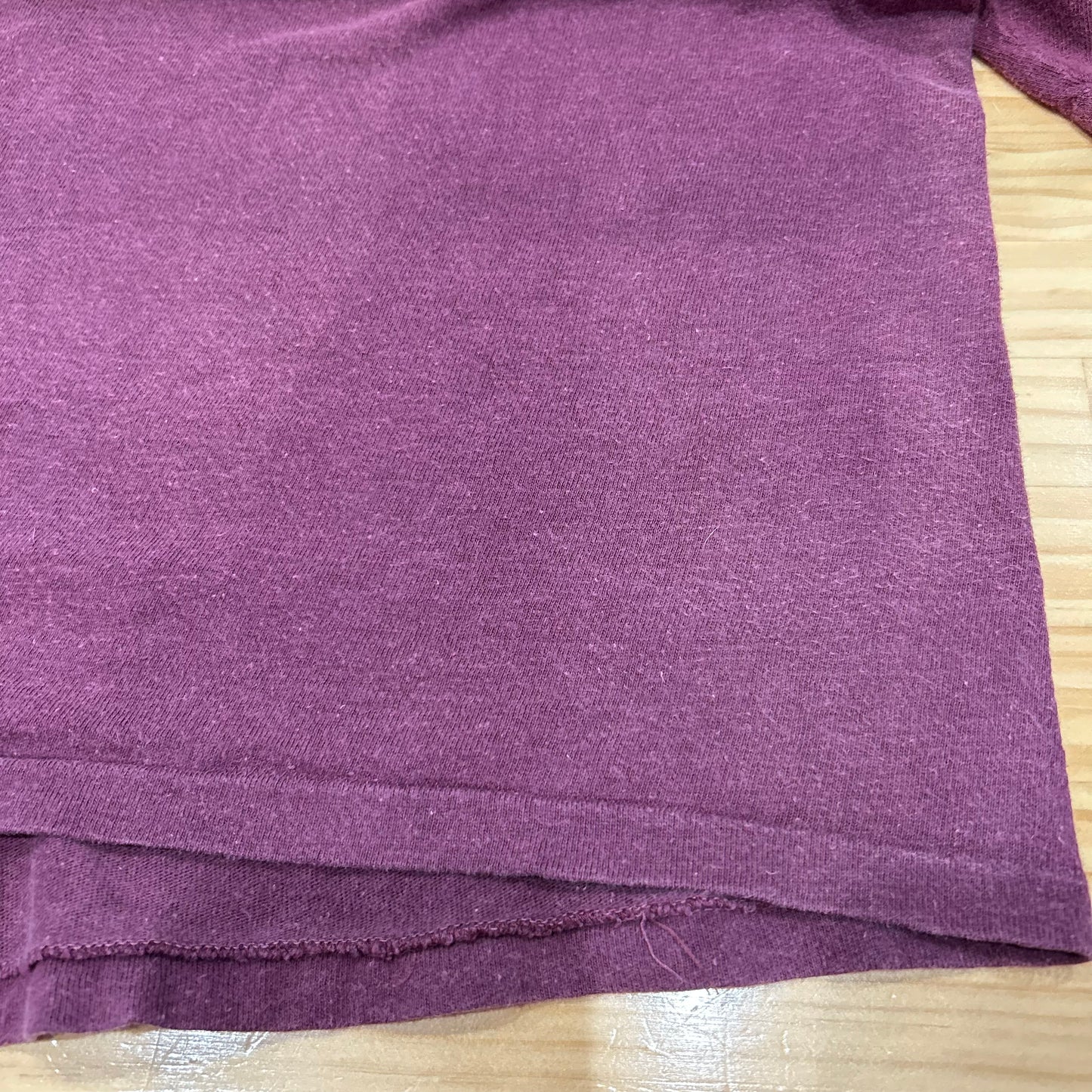 70's MASON "HiRAM & MORTIMER'S" Tシャツ えんじ (46-48)/A3799T-SO
