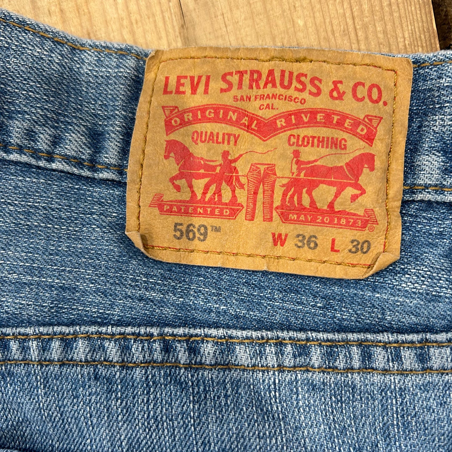 Levi's 569 デニムパンツ (36×30)/B0811P-SO