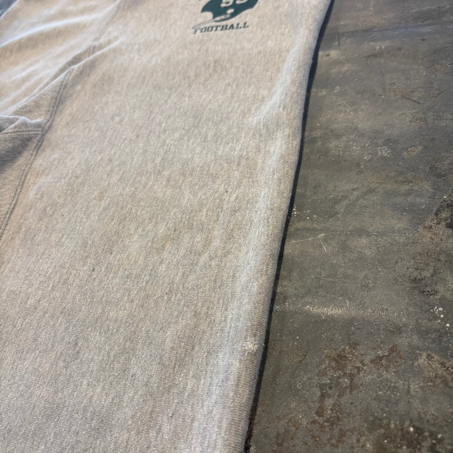 70's Champion REVERSE WEAVE リバースウィーブ MICHIGAN STATE FOOTBALL カレッジ スウェットパンツ グレー (XXL) /B4222P-SO