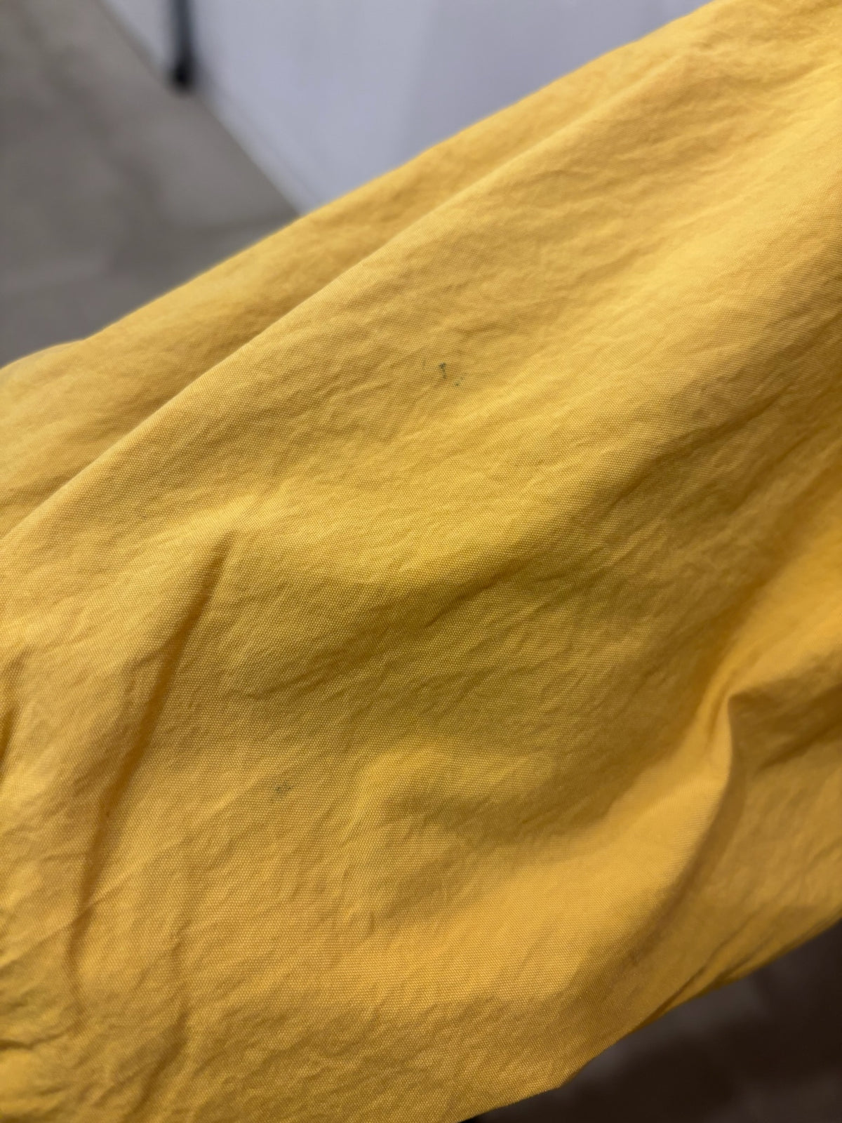 "お客様お問い合わせ商品"90's GAP Nylon × Sweat Varsity Jacket マスタードイエロー (S)/A9881H-SO