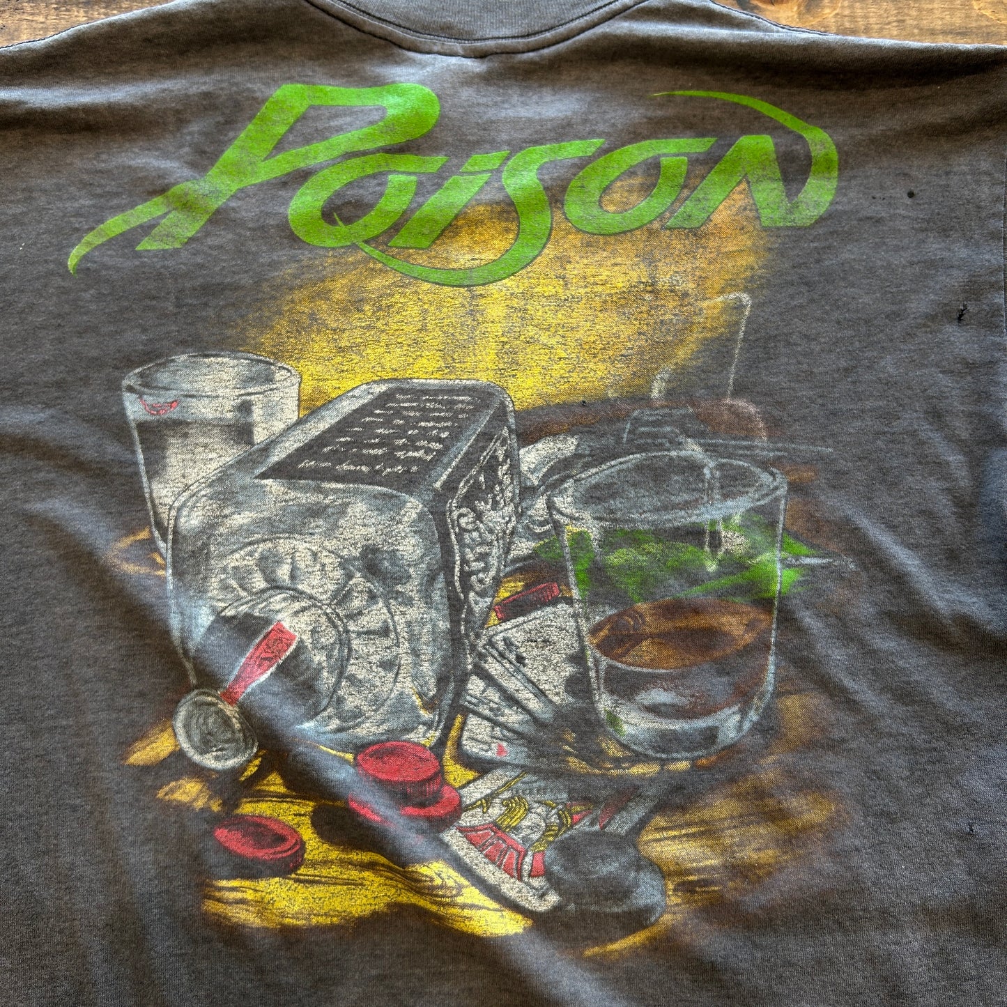 80's POISON ポイズン"Nothin but a good time" プロモTシャツ バンドT 黒(XL)/TA7264T-SO