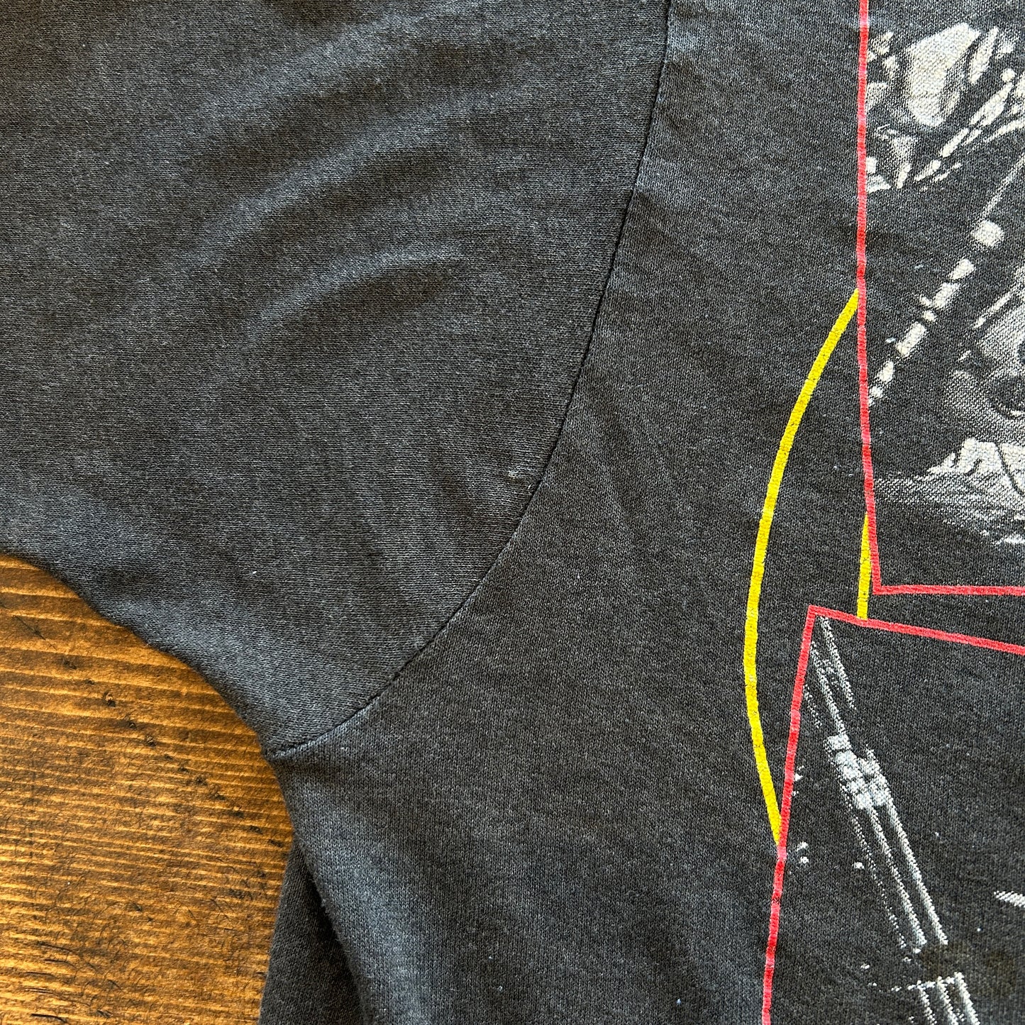 80's TESLA テスラ1989 World Tour Tシャツ 黒(XL)/A6689T-SO