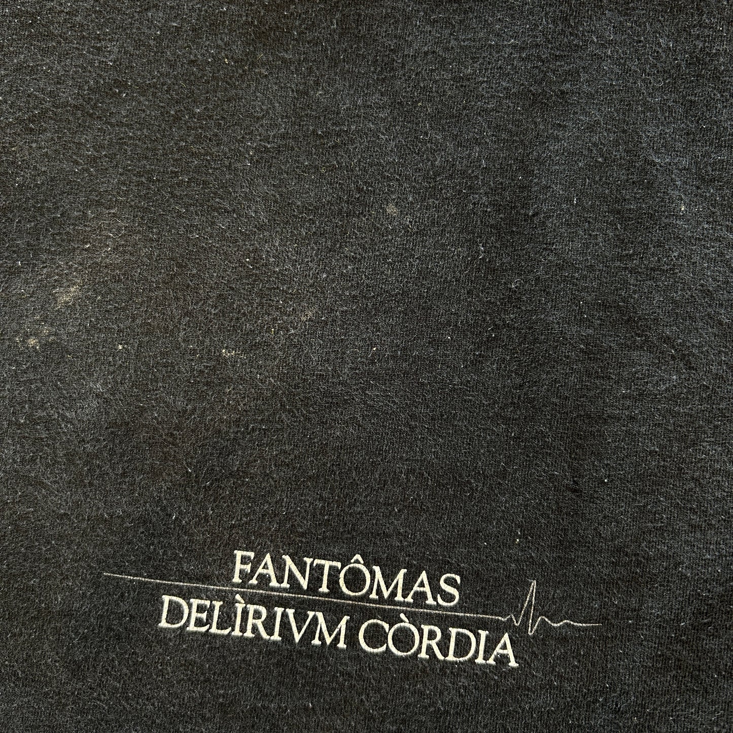 00's Fantômas ファントマ 3rdアルバム"Delìrium Còrdia"Tシャツ 黒/A7263T-SO