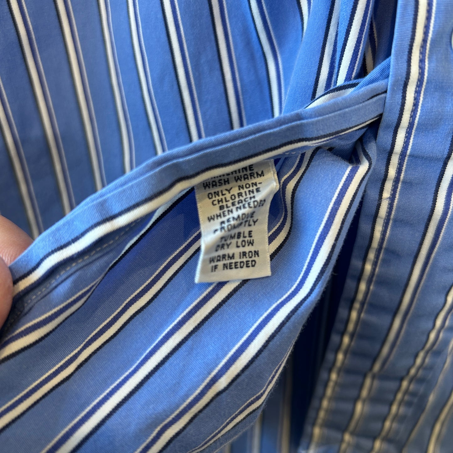 Ralph Lauren ラルフローレン "CLASSIC FIT"ストライプシャツ (M)/A8025SH-SO