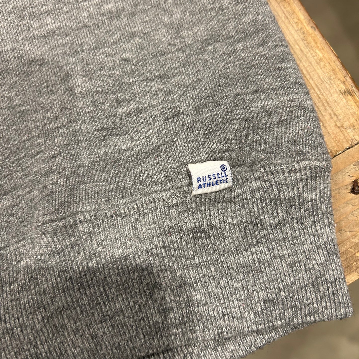 80's Russell Athletic ラッセル Aggies カレッジスウェット 刺繍(XL)/A6243S-SO