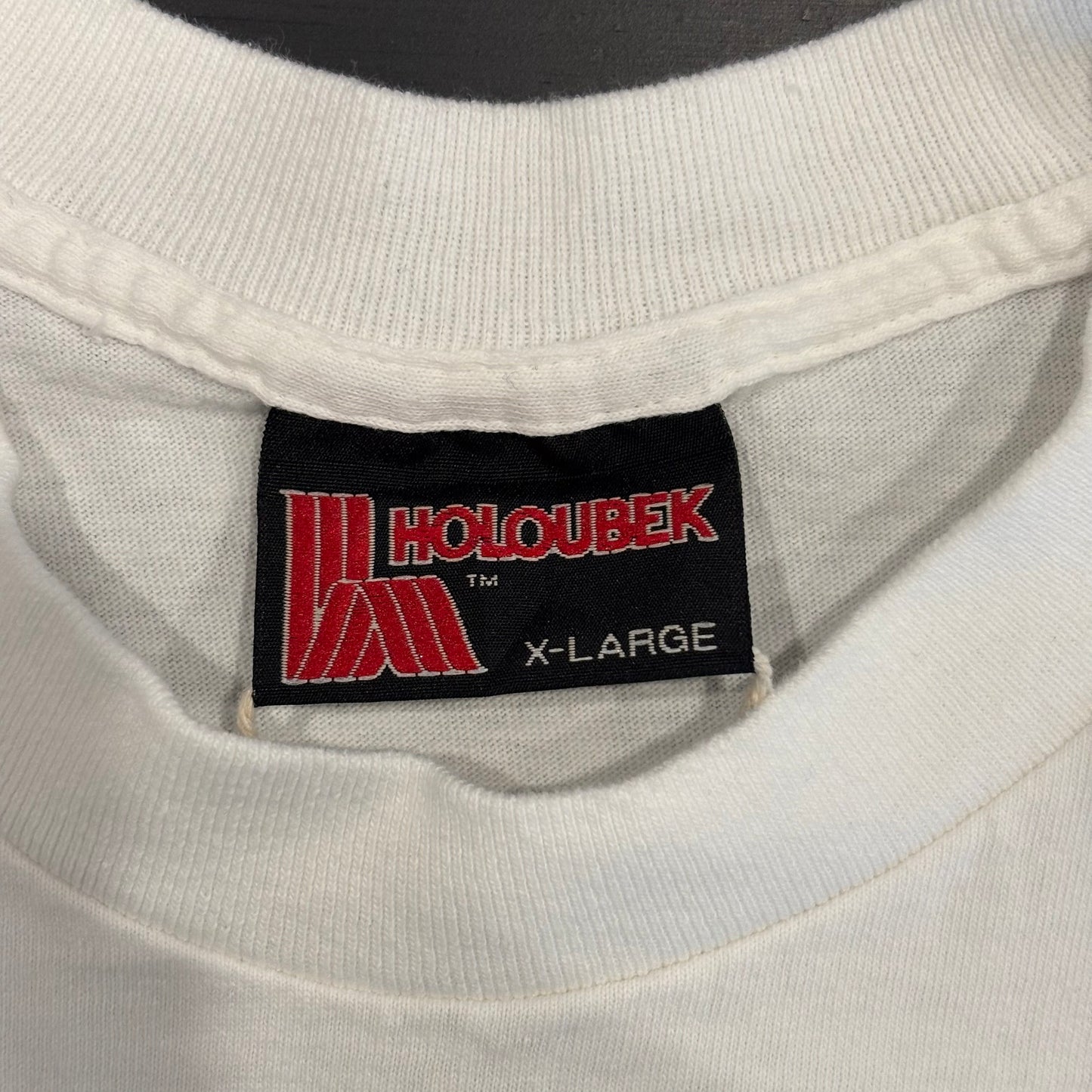90's HOLOUBEX Miller "IT'S MILLER TIME" お酒 Tシャツ 白 (XL)/B2577T-SO